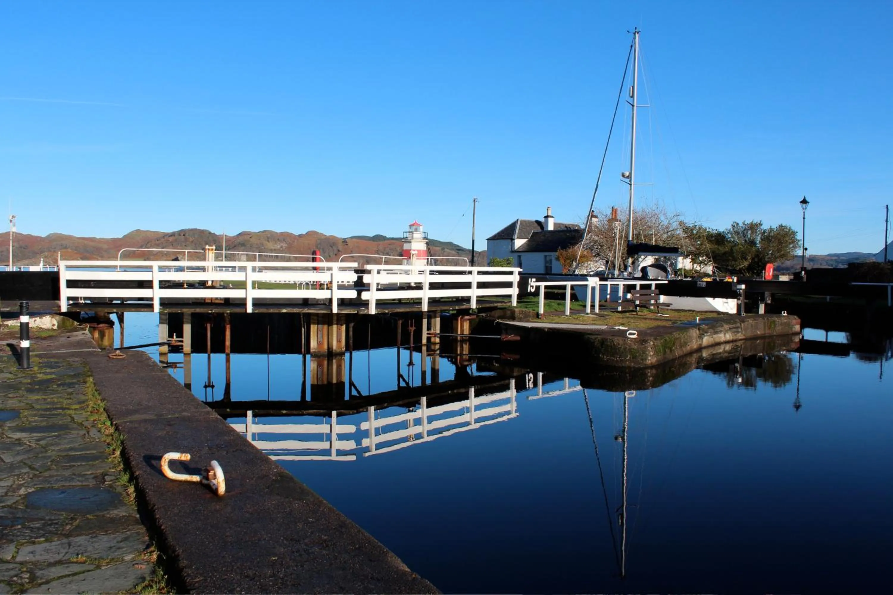 Natural landscape in Crinan Hotel