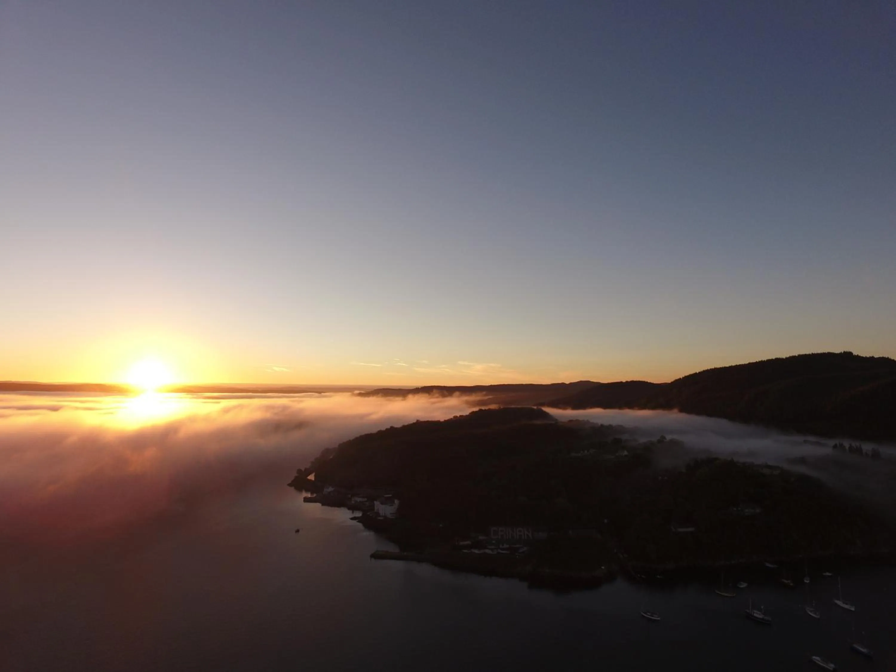 Natural landscape in Crinan Hotel