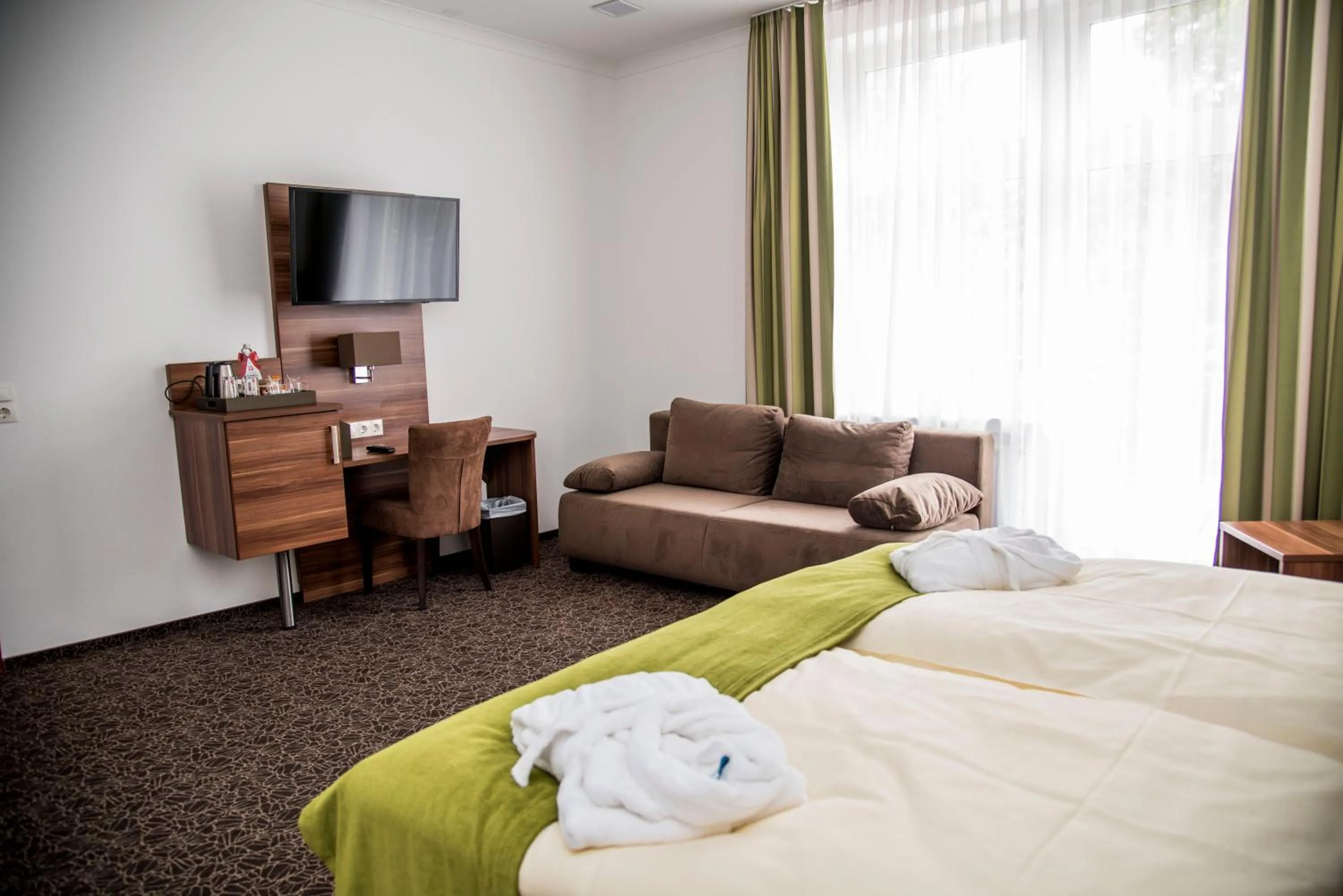 Bed in Hotel Villa Elsa