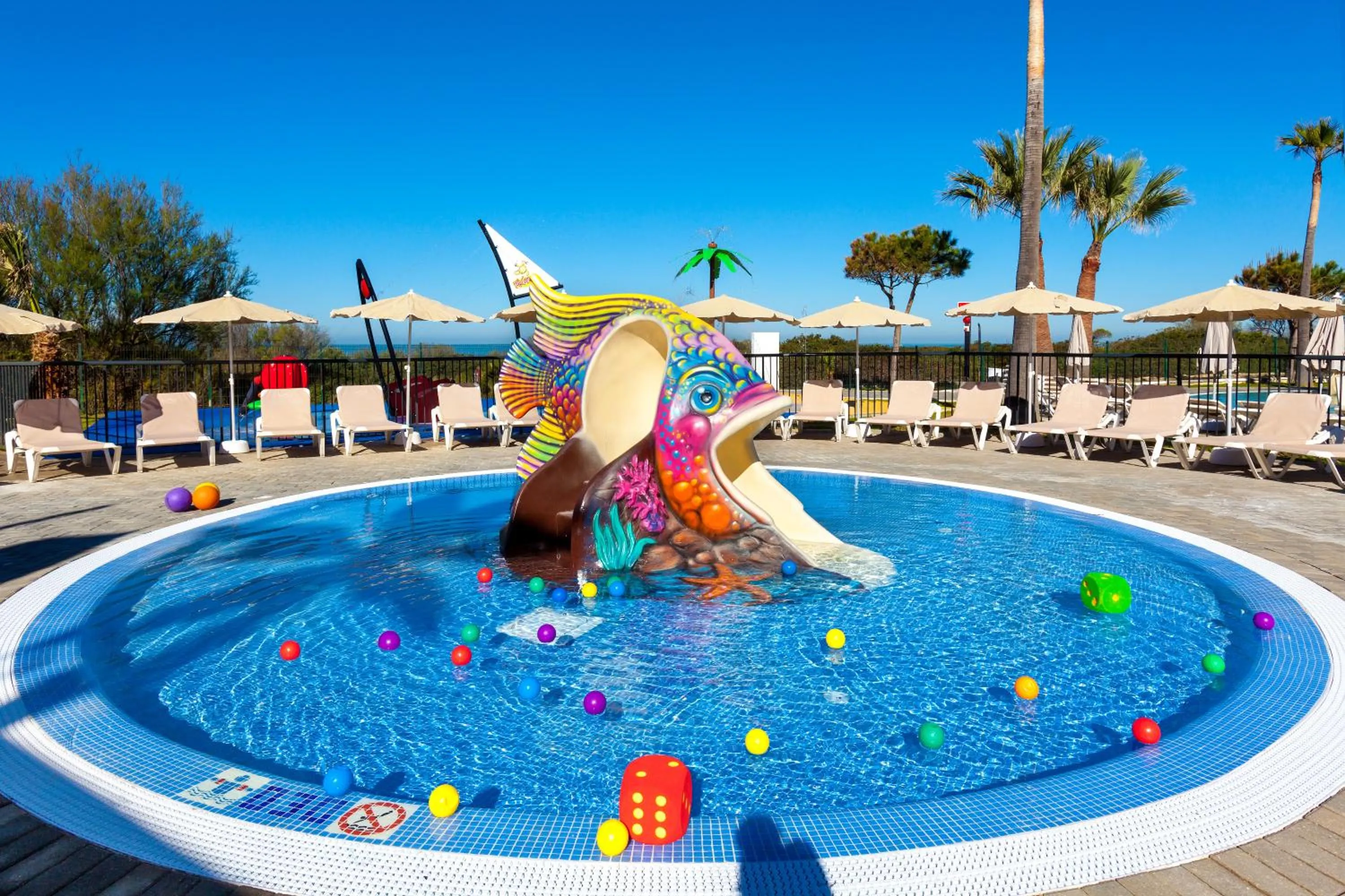 Aqua park in Hotel Riu Chiclana - All Inclusive
