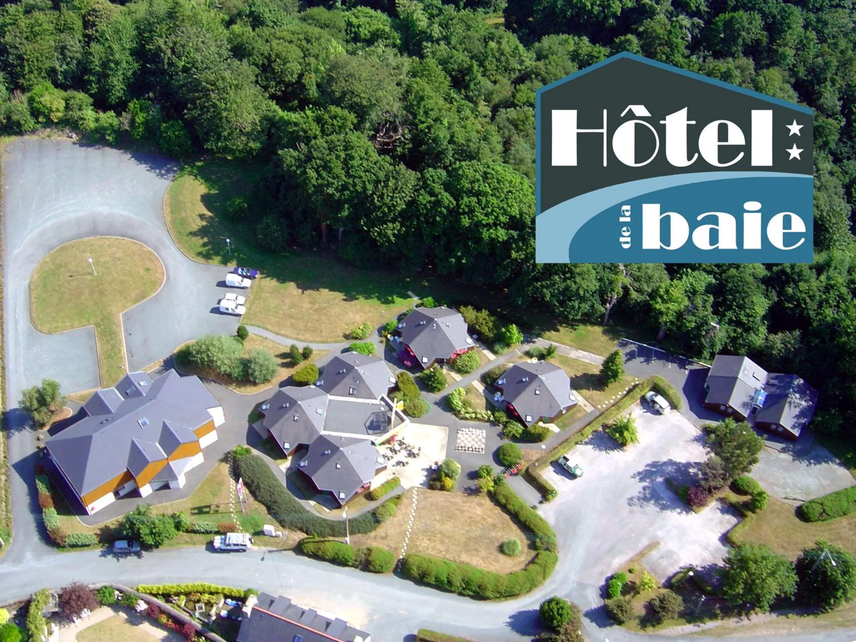 Bird's eye view in Hôtel de la baie de Paimpol