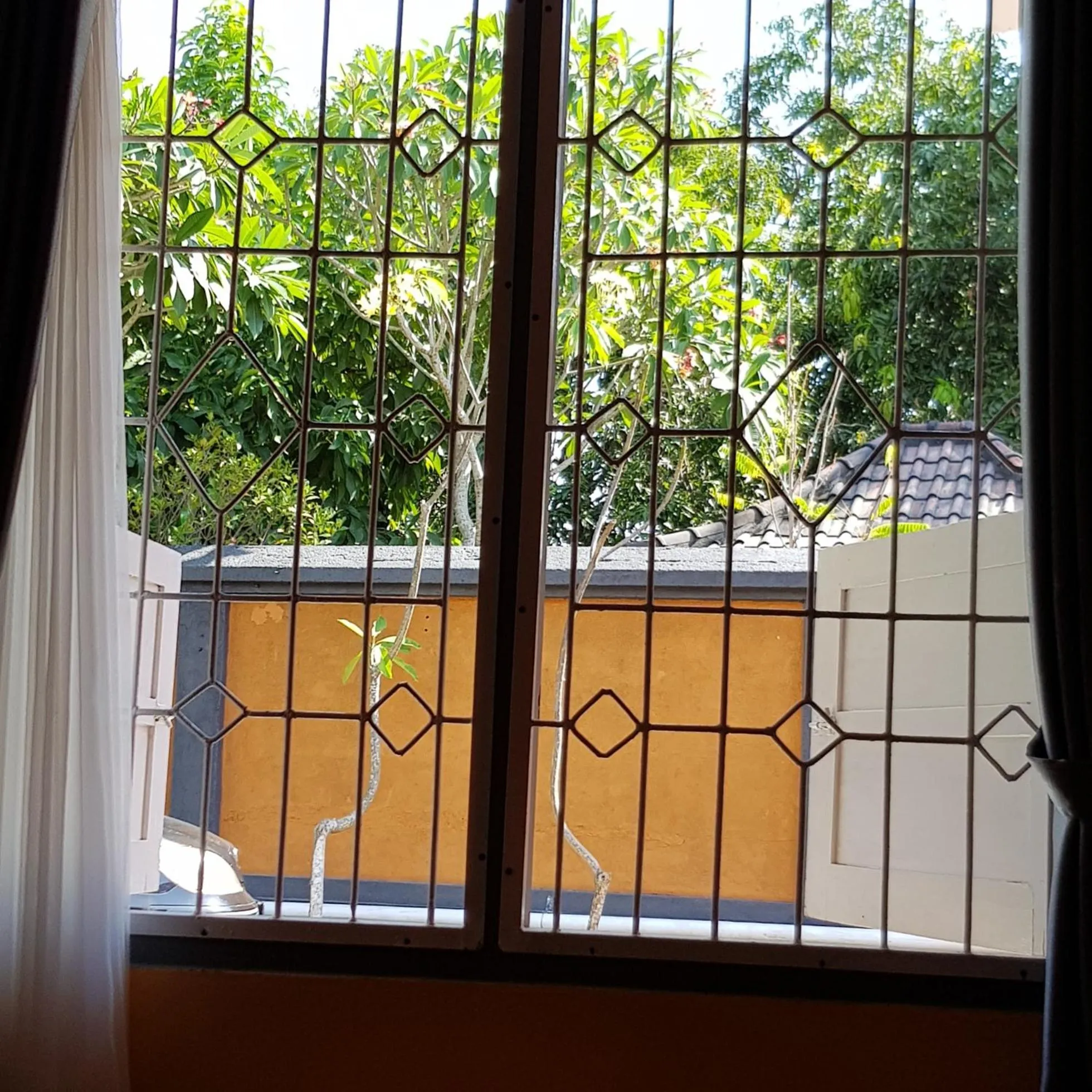 Garden view in Dewi Sri Guesthouse
