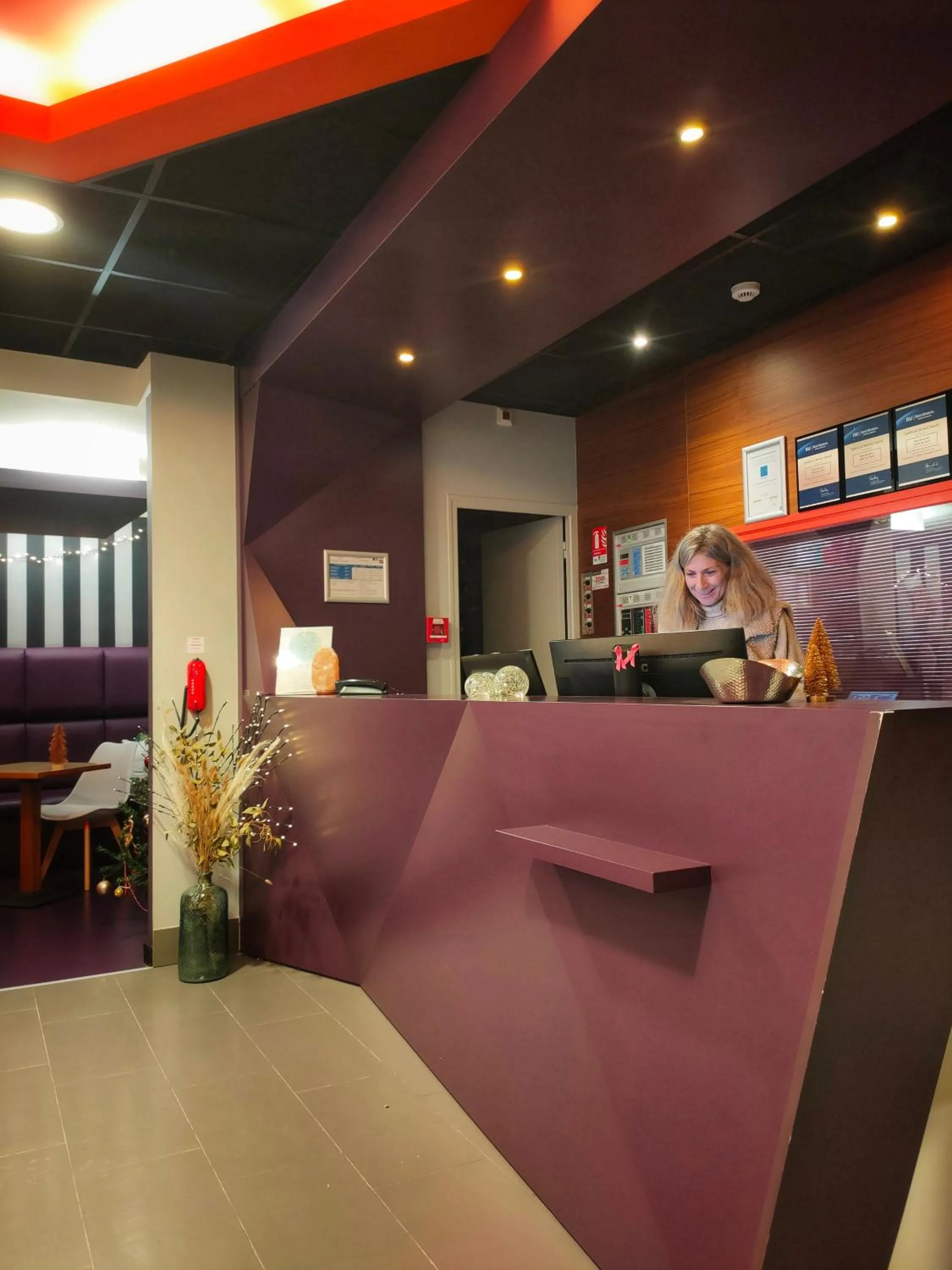 Lobby or reception in Best Western Hotel De Paris