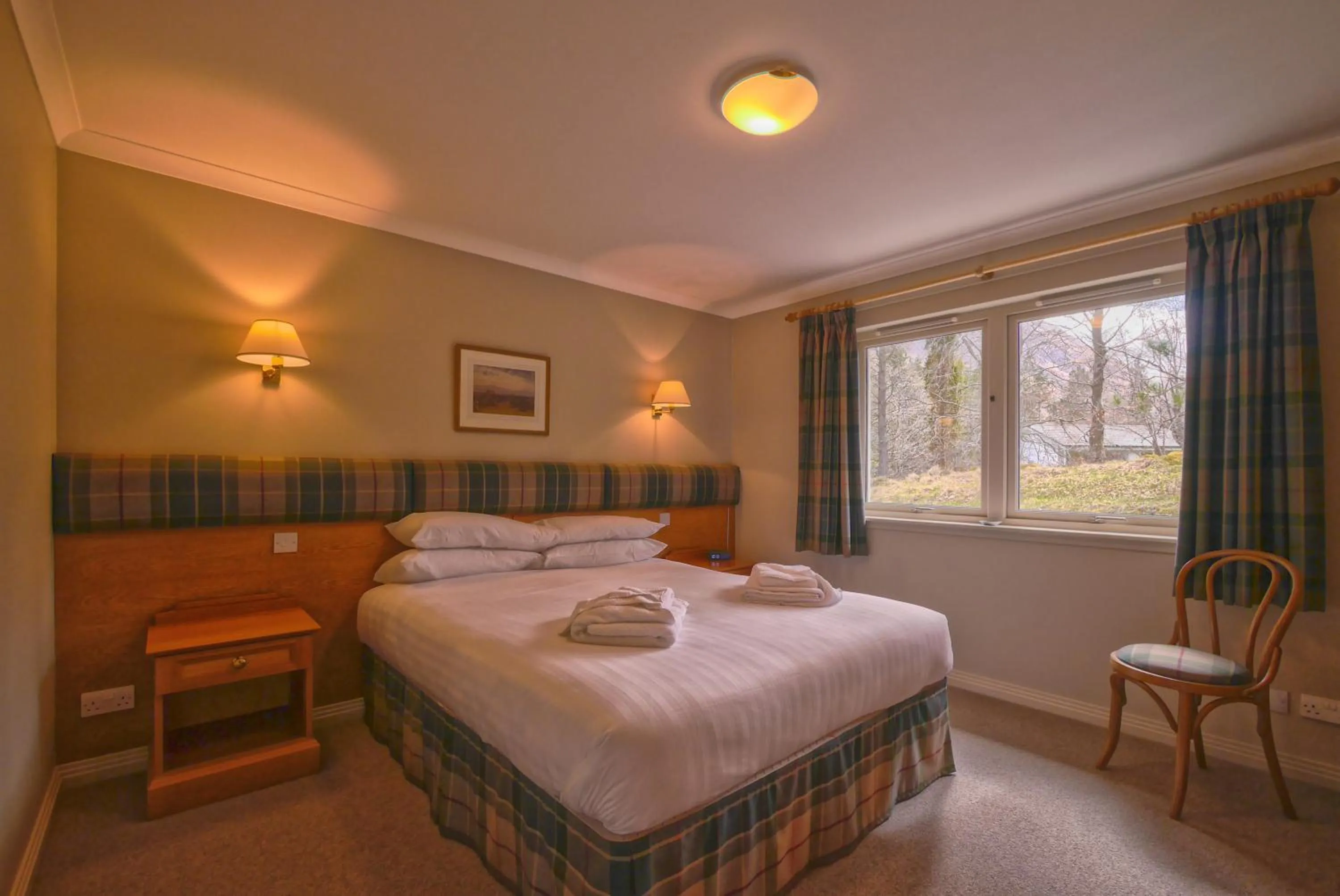 Bed in Glen Nevis Holidays