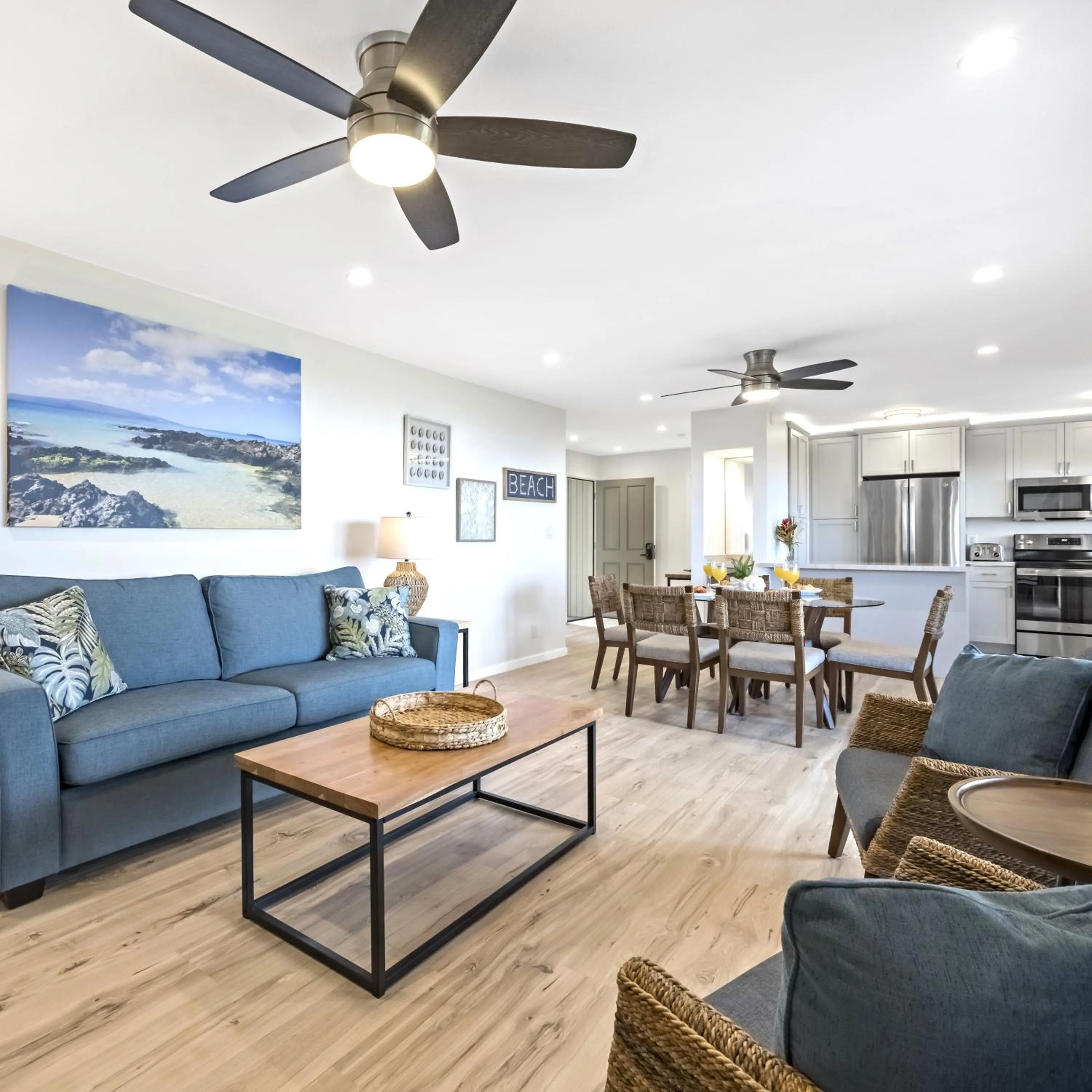 Seating Area in Wailea Ekolu Village - CoralTree Residence Collection