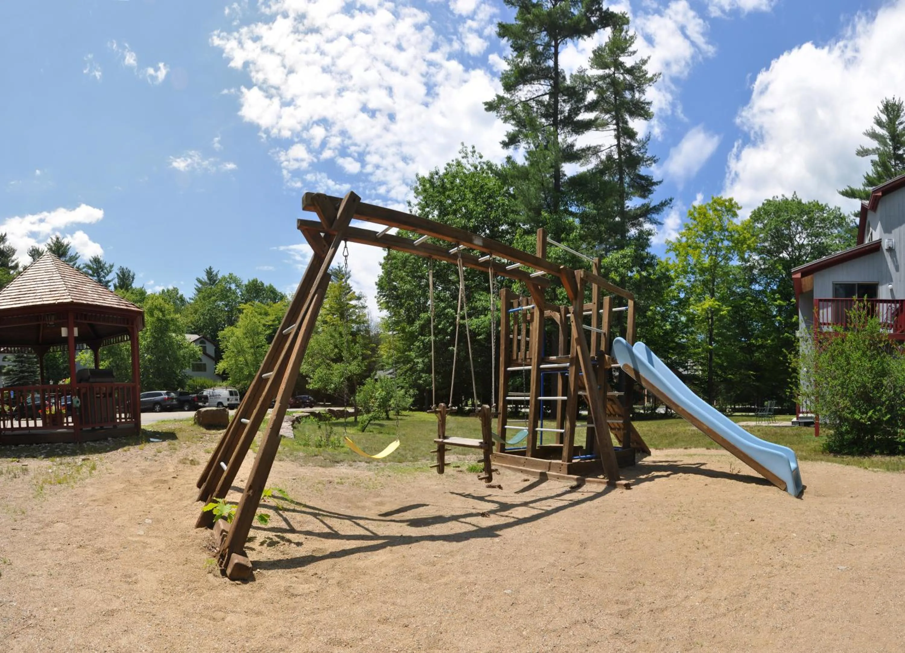 Children play ground in Attitash Mountain Village