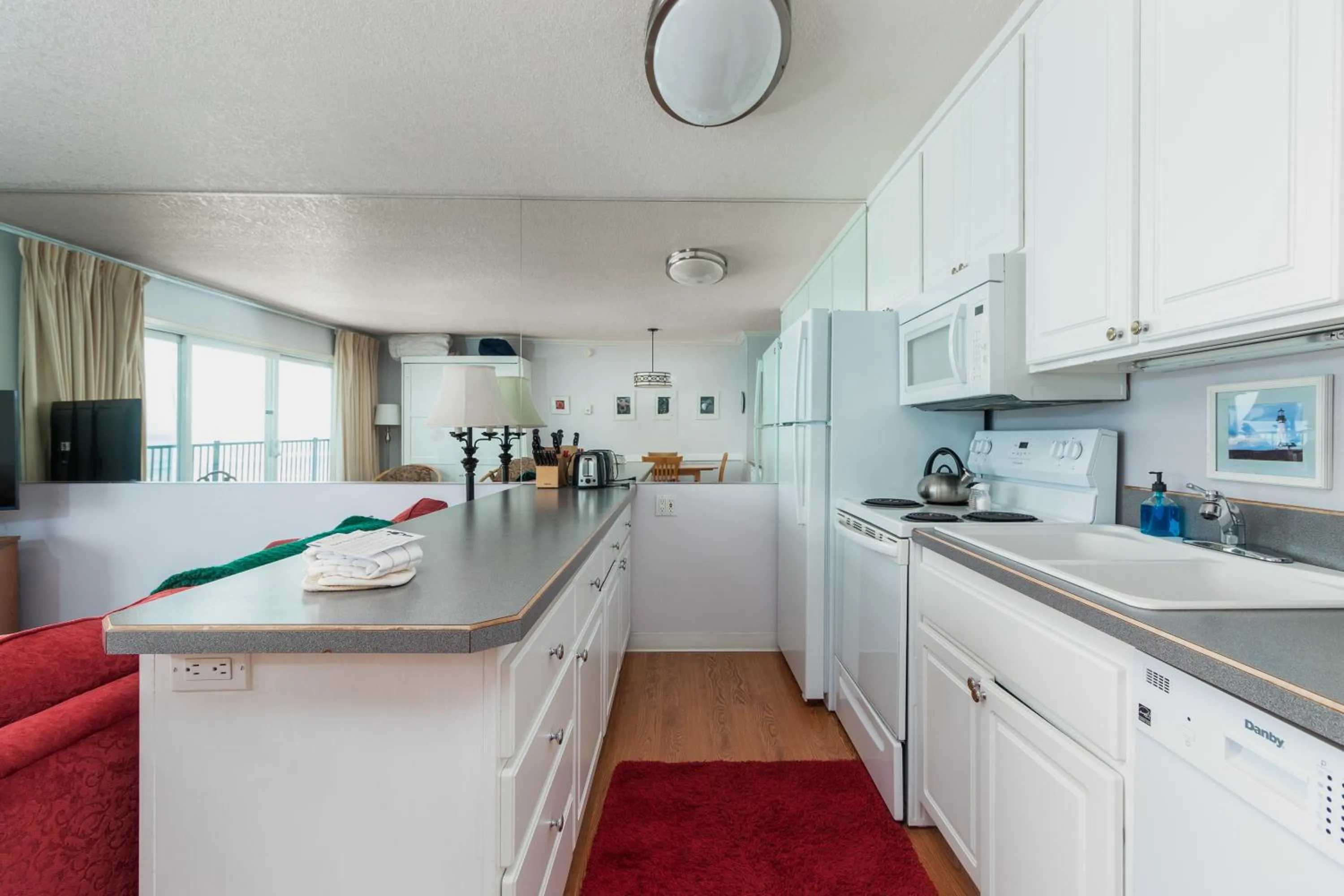 Kitchen or kitchenette in Ocean Terrace Condominiums