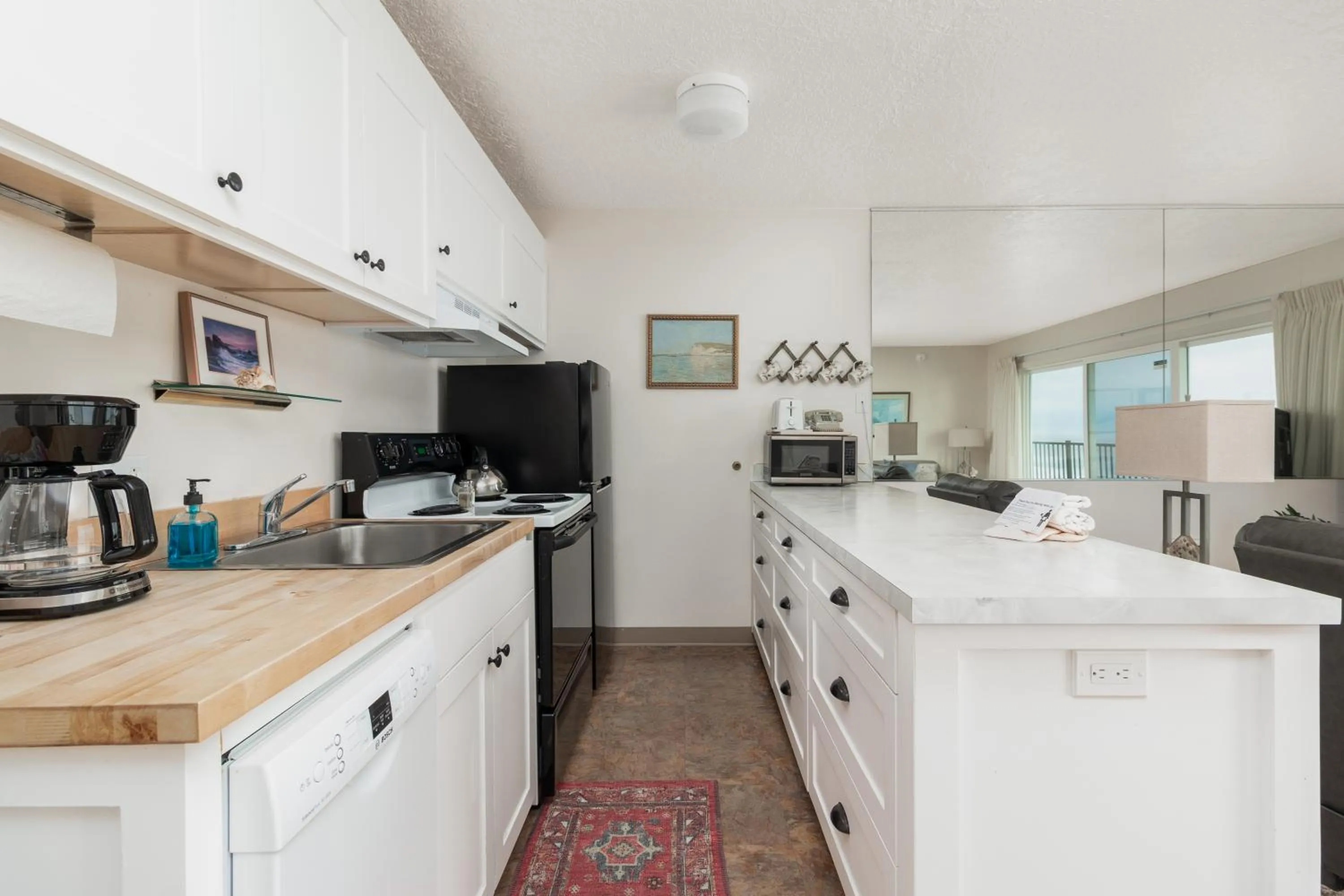 Kitchen or kitchenette in Ocean Terrace Condominiums
