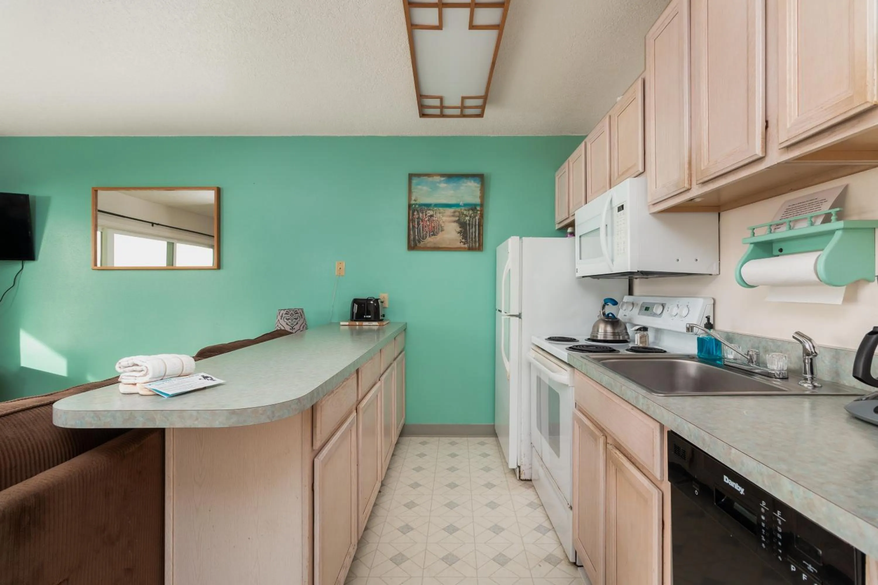 Kitchen or kitchenette in Ocean Terrace Condominiums