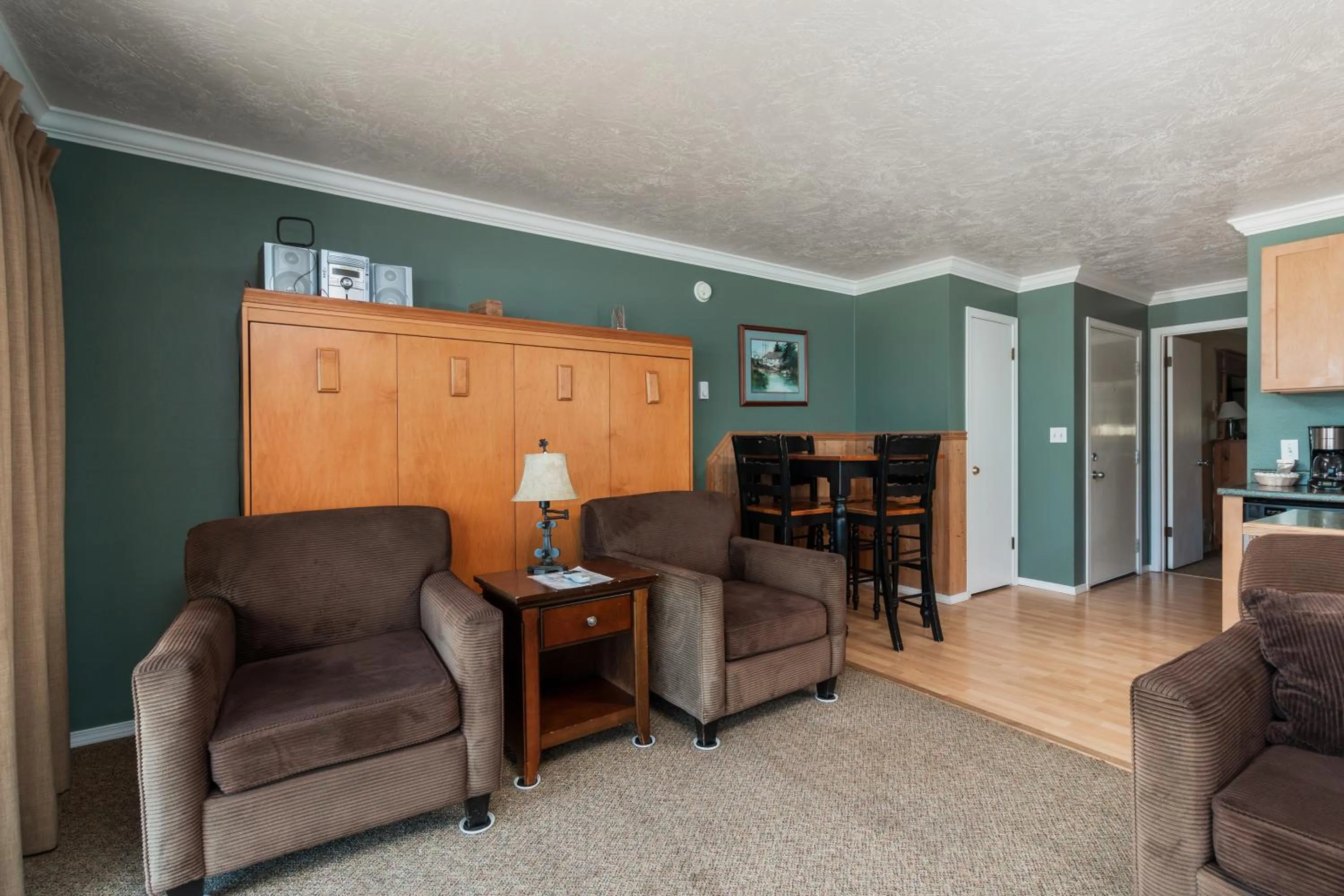 Living room in Ocean Terrace Condominiums