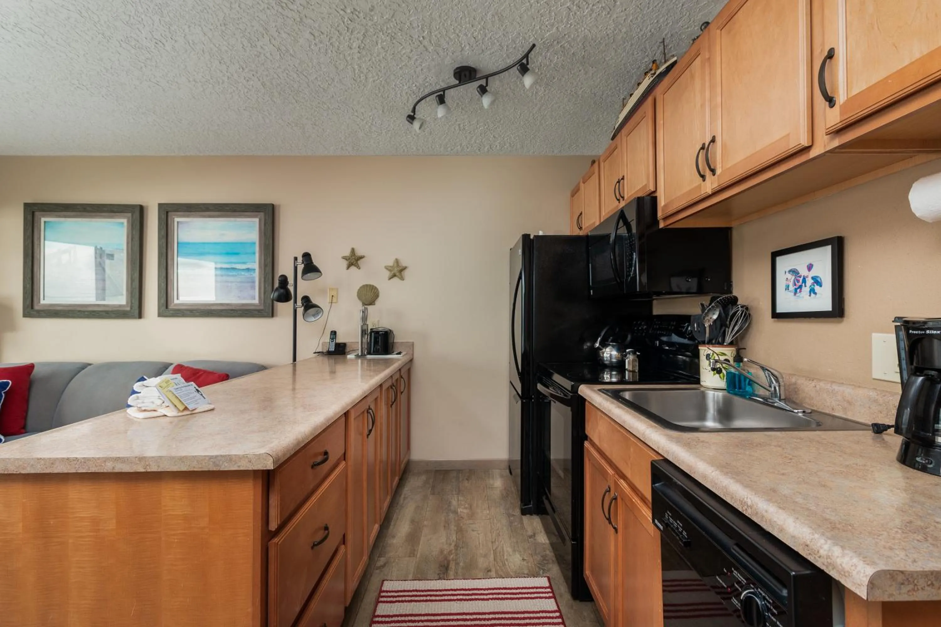 Kitchen or kitchenette in Ocean Terrace Condominiums