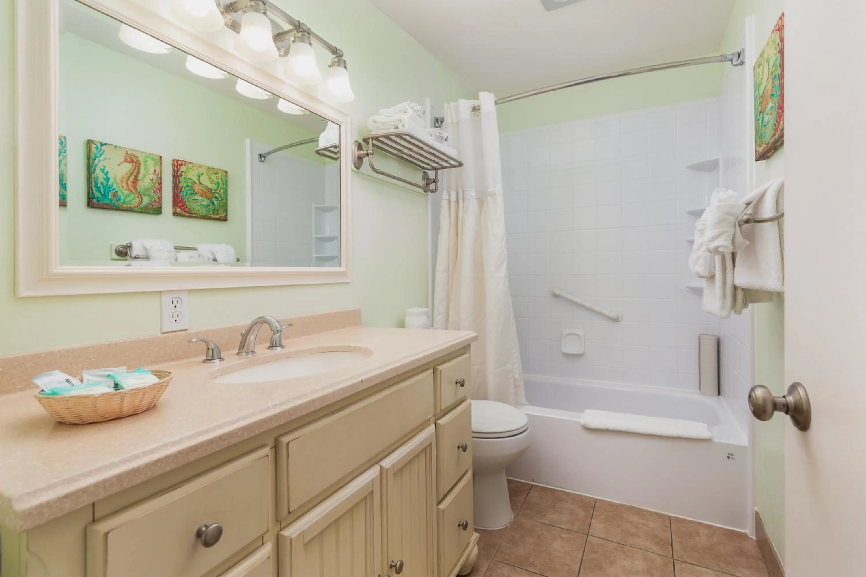 Bathroom in Ocean Terrace Condominiums