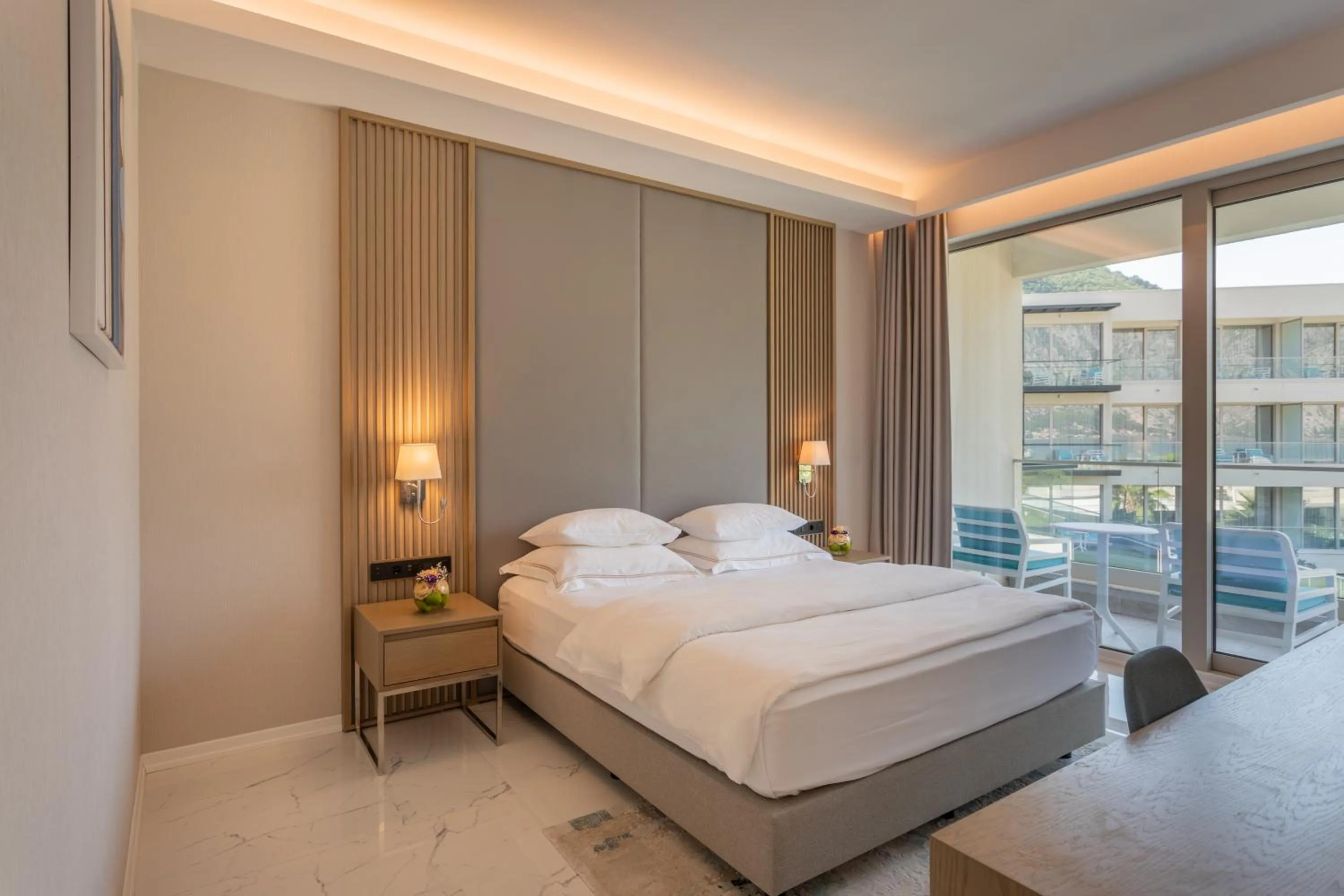 Bed in Hyatt Regency Kotor Bay Resort