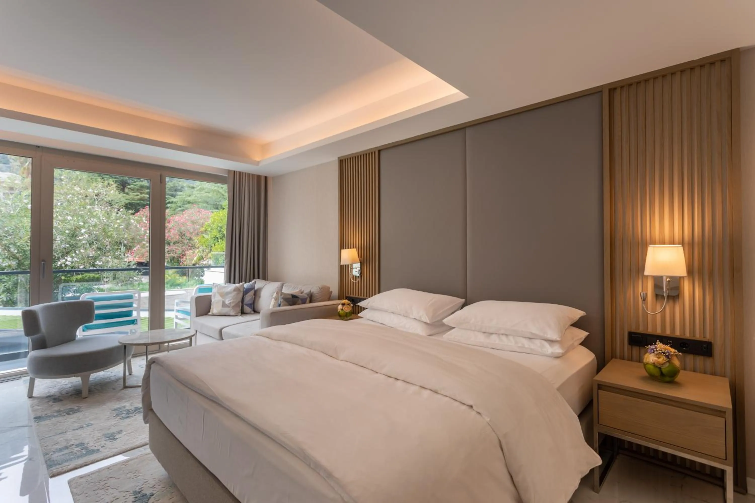 Bed in Hyatt Regency Kotor Bay Resort