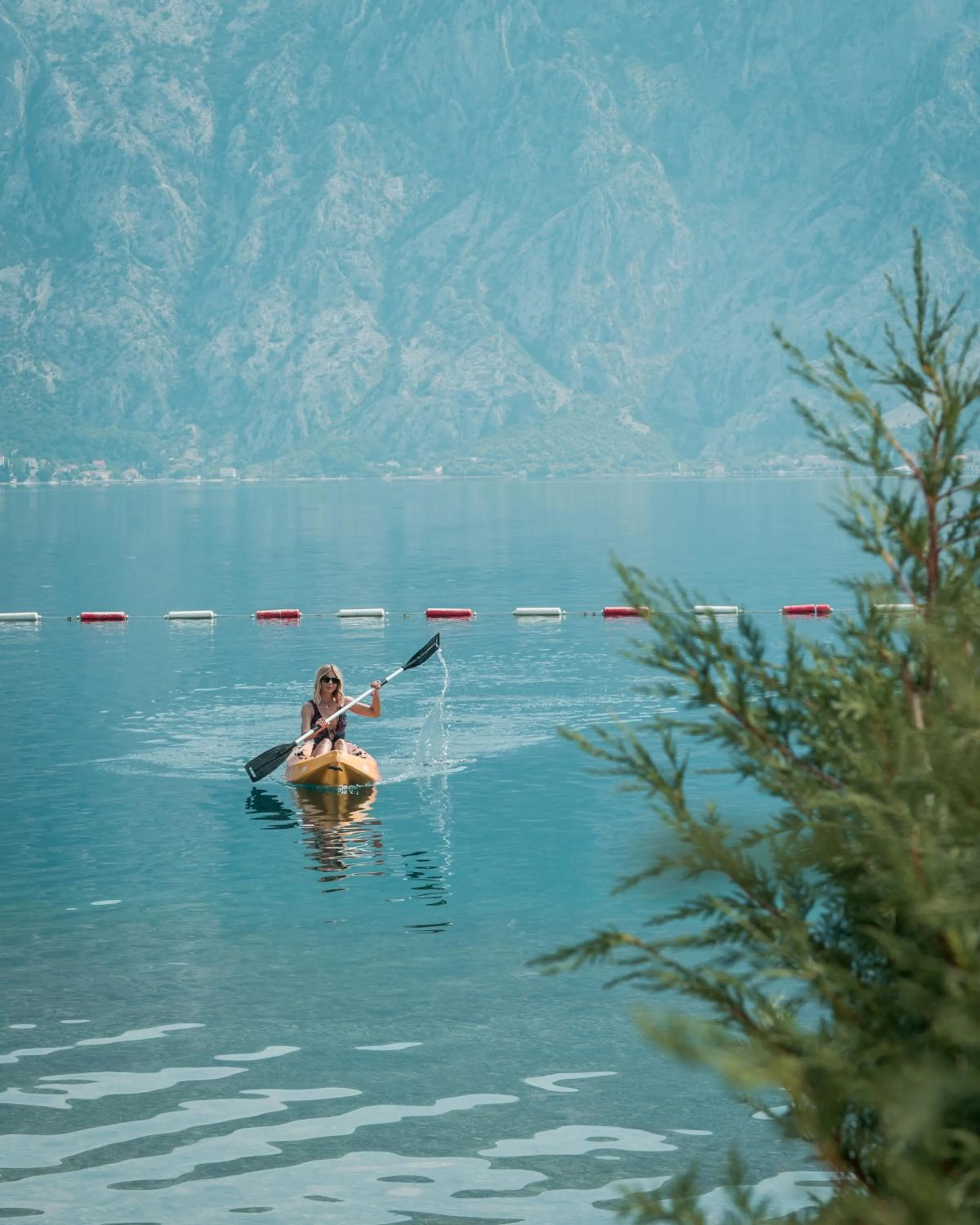 Canoeing in Hyatt Regency Kotor Bay Resort