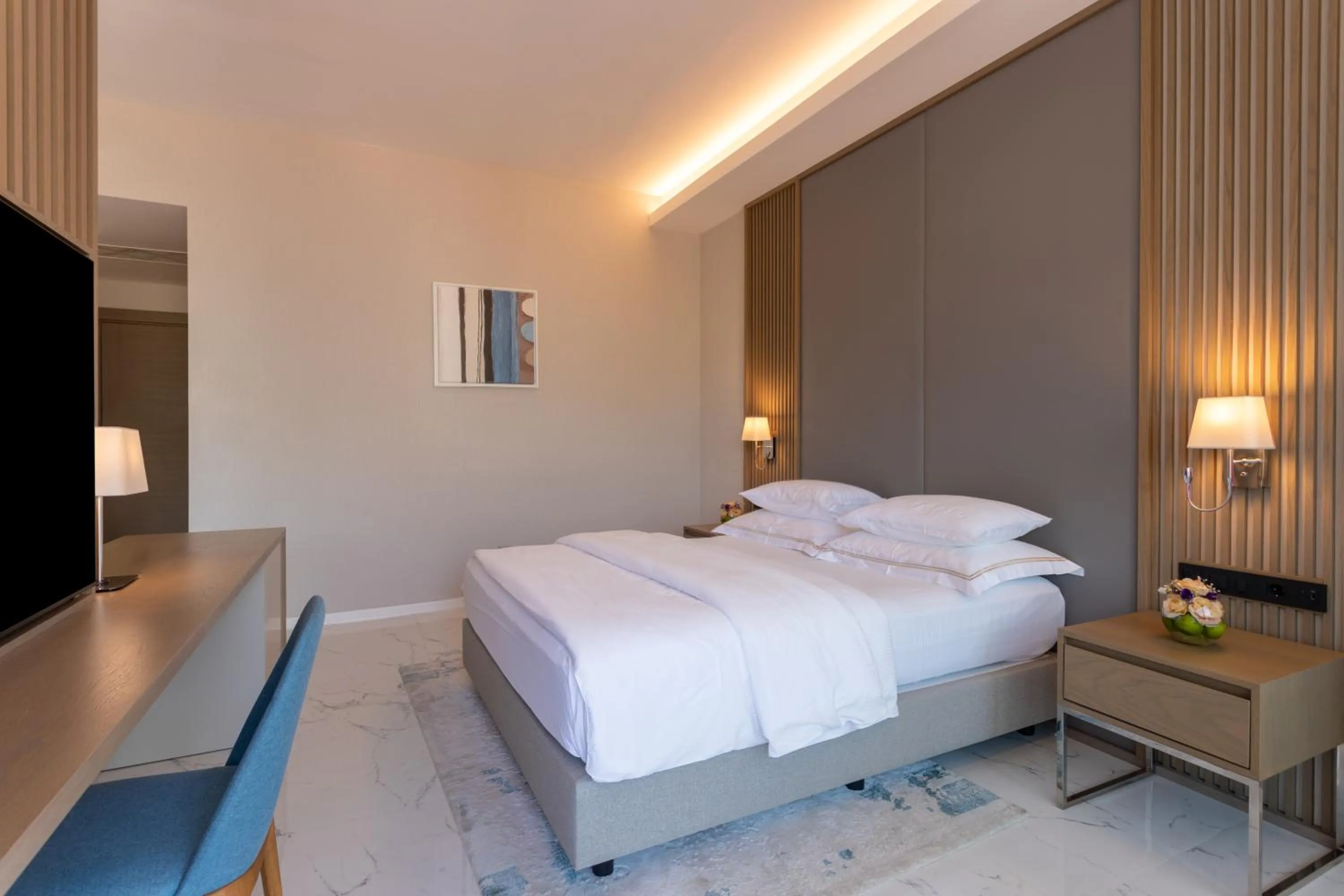 Bed in Hyatt Regency Kotor Bay Resort