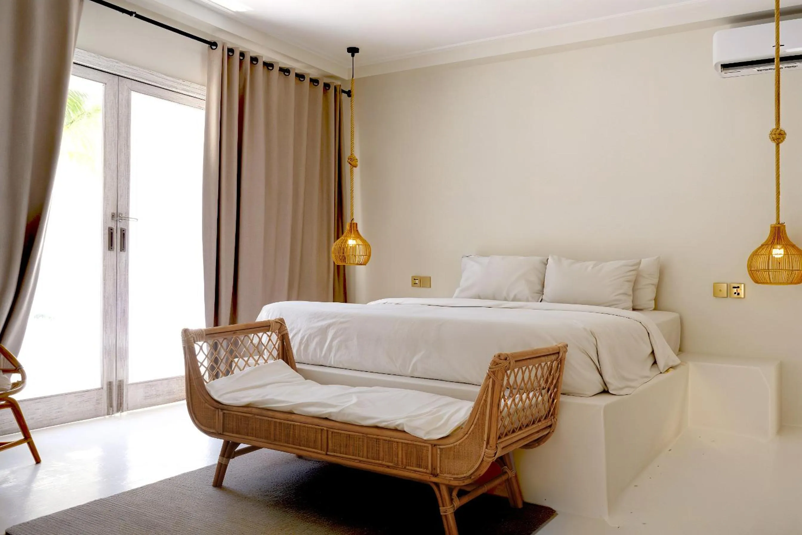 Bedroom, Bed in Villa de Malicott