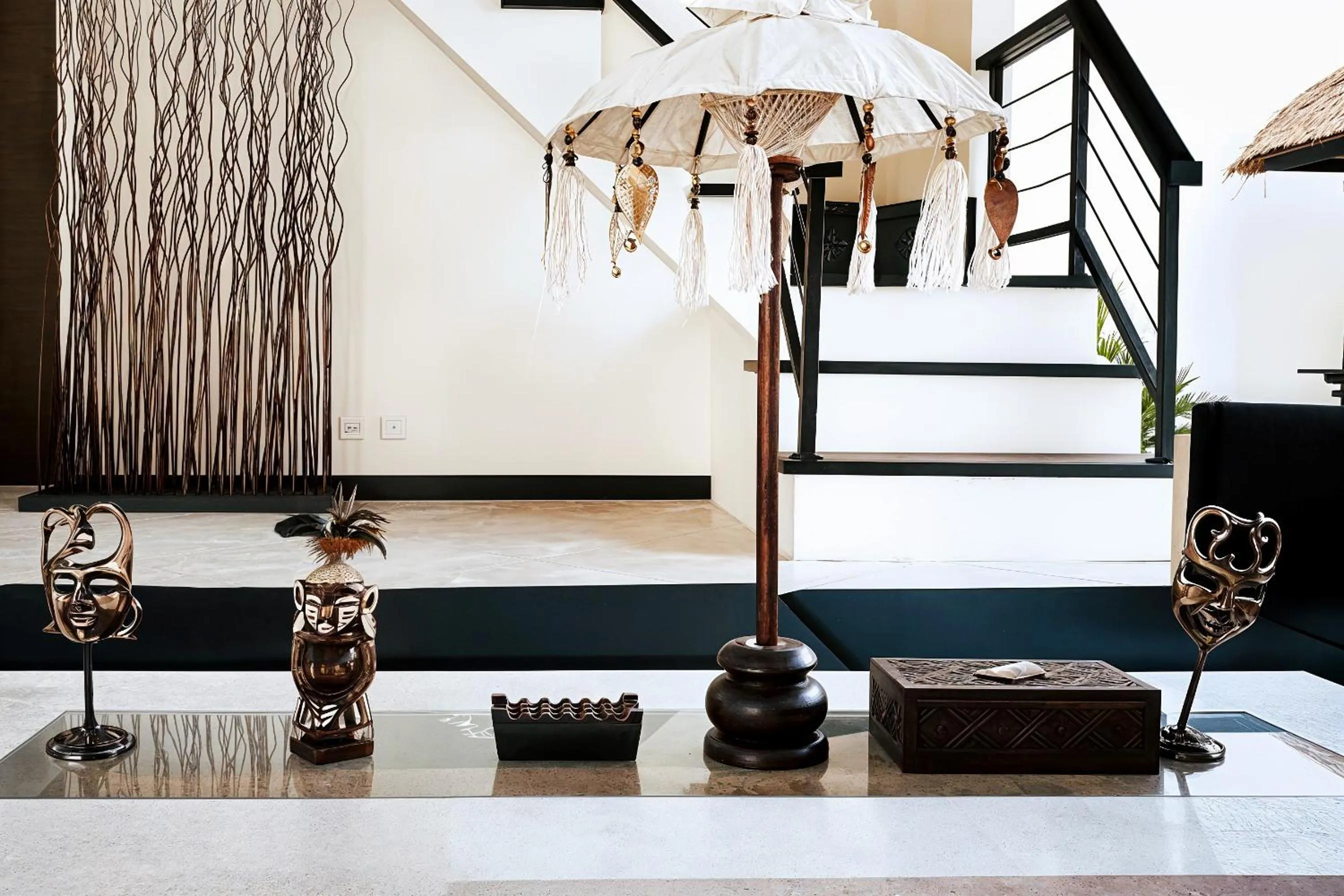 Seating area in Villa de Malicott