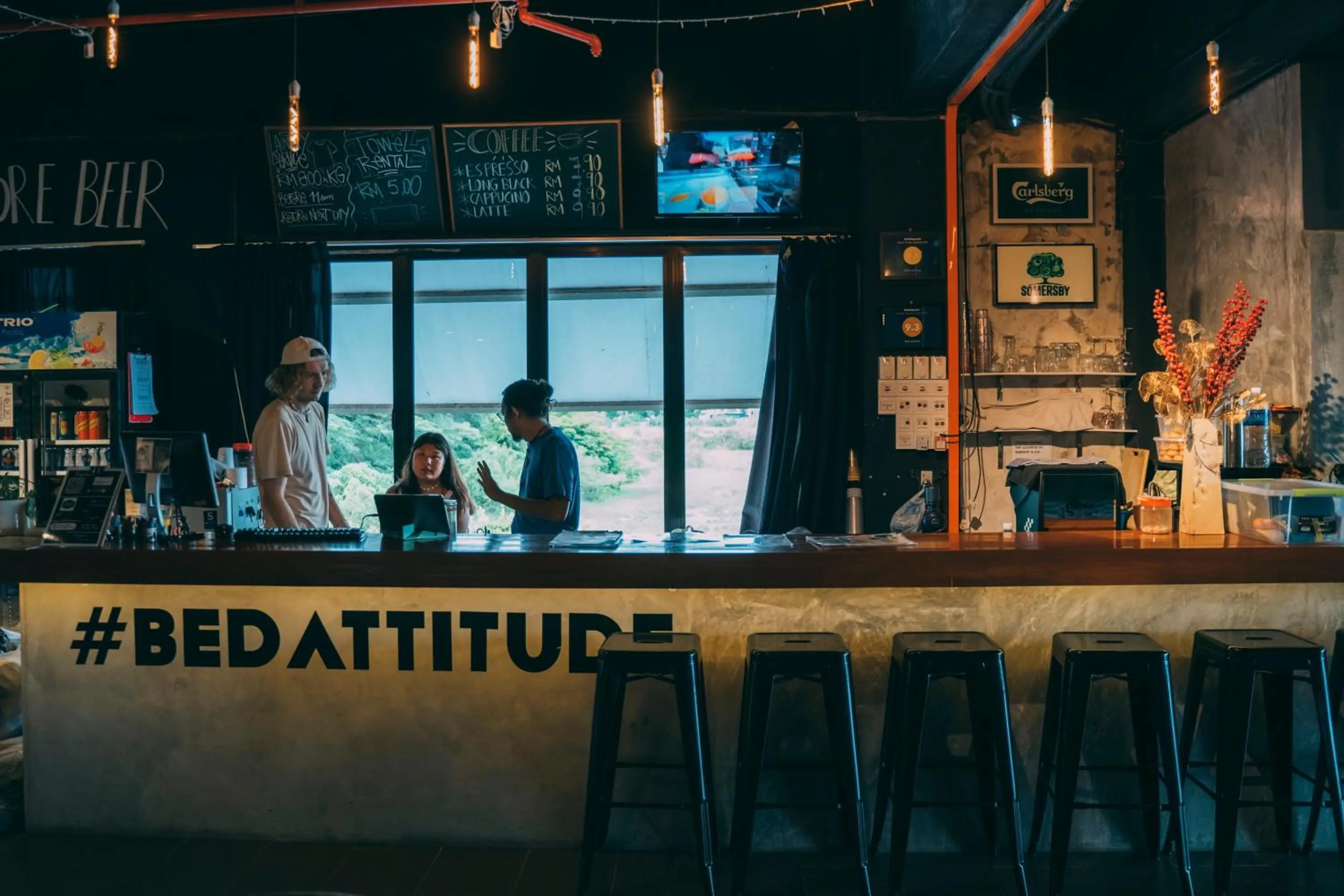 Lobby or reception in Bed Attitude Hostel Cenang