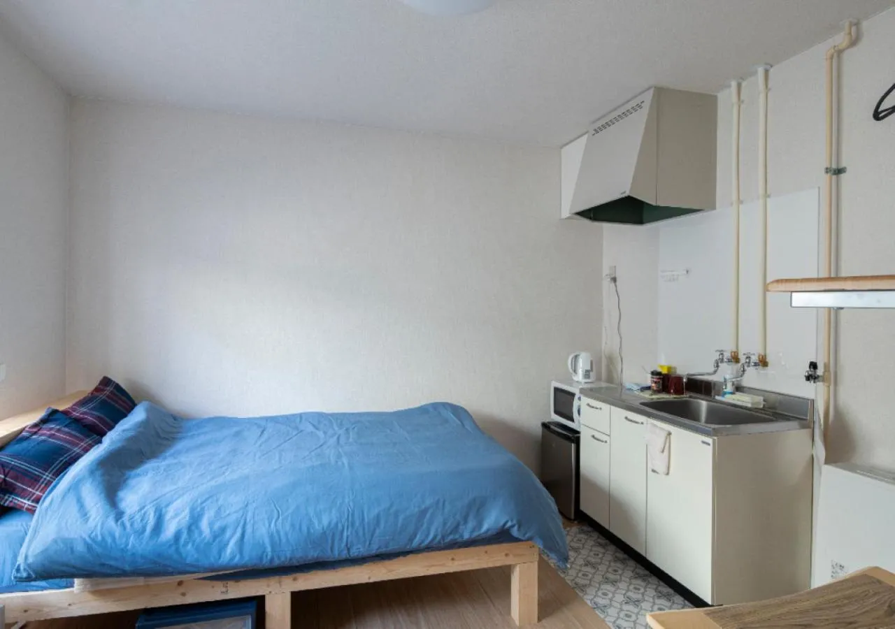 Bed in Guesthouse Erimo Apartment