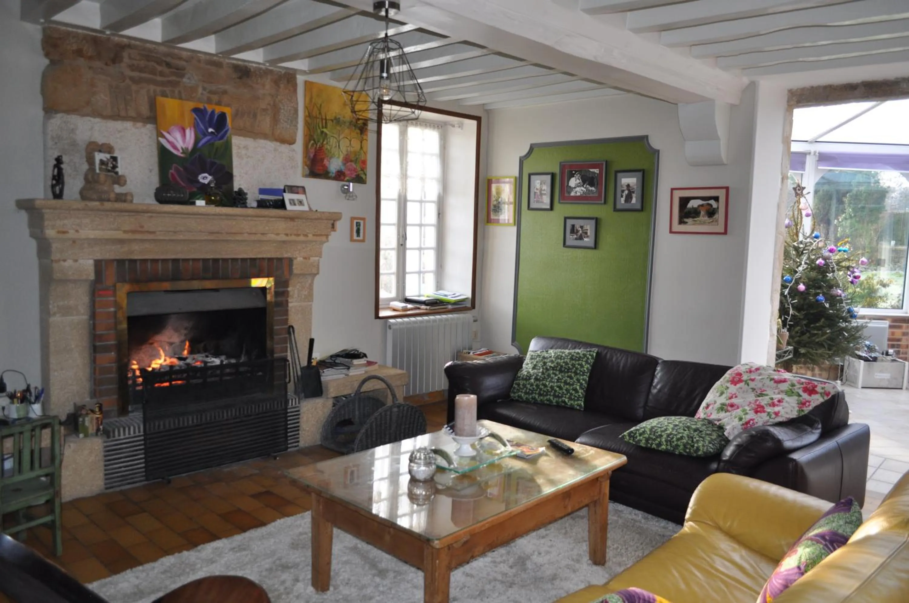 Living room in Ma maison bleue