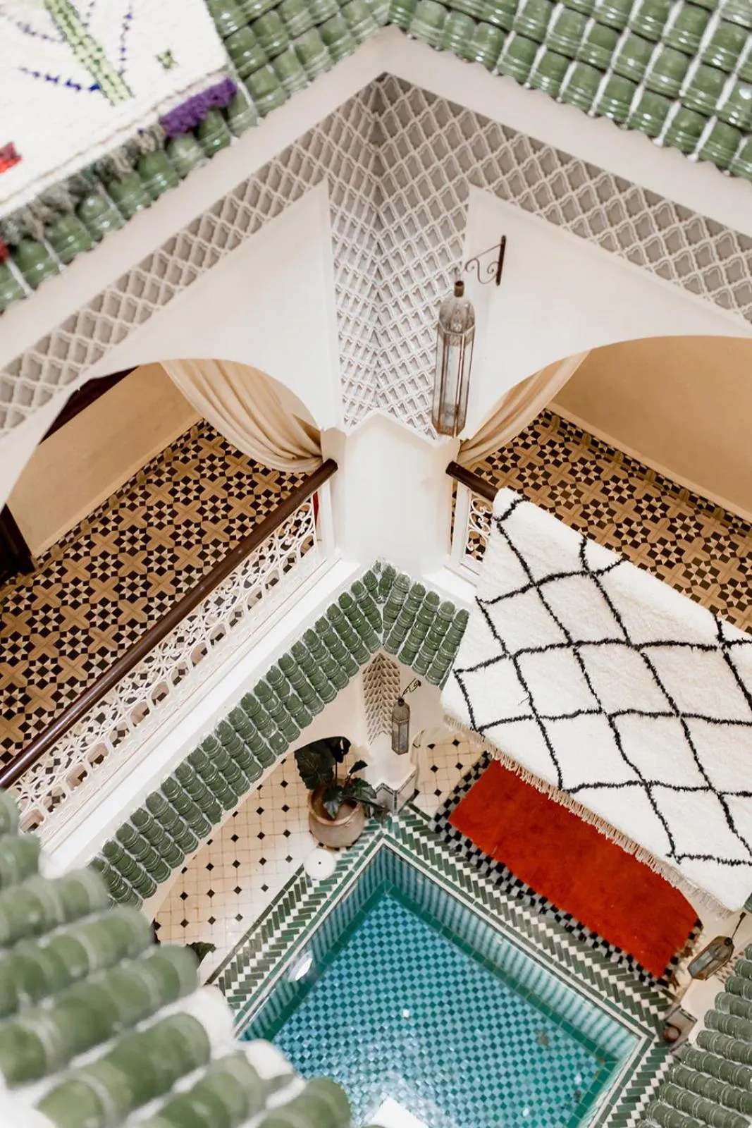 Inner courtyard view in Riad Art & Emotions Boutique Hotel & Spa