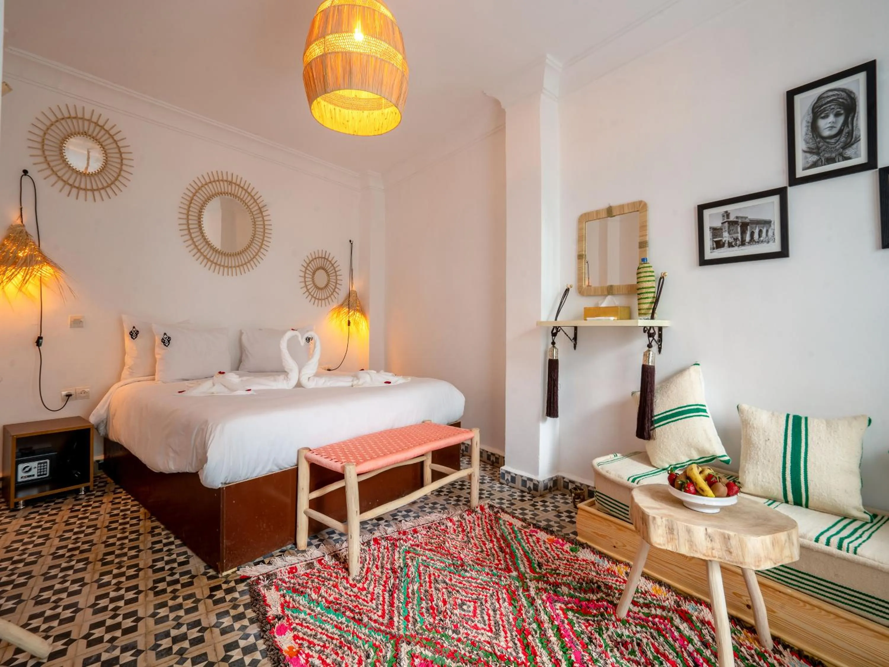 Photo of the whole room, Bed in Riad Art & Emotions Boutique Hotel & Spa
