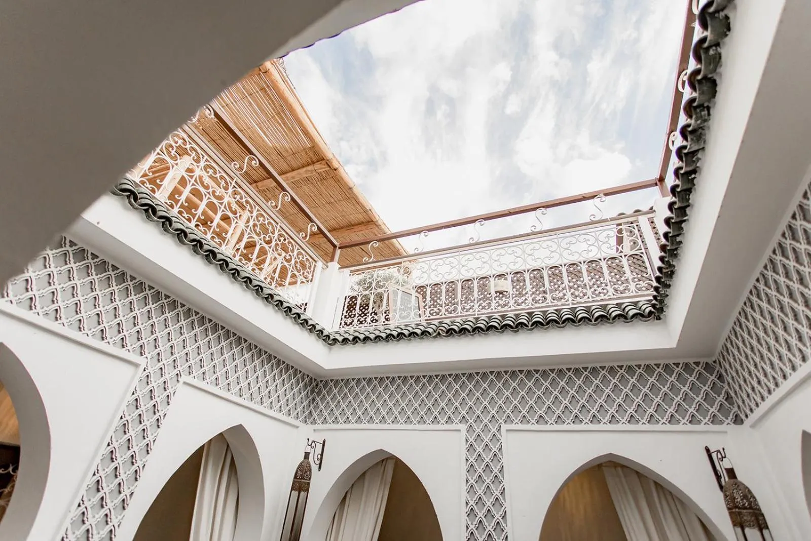 Inner courtyard view in Riad Art & Emotions Boutique Hotel & Spa