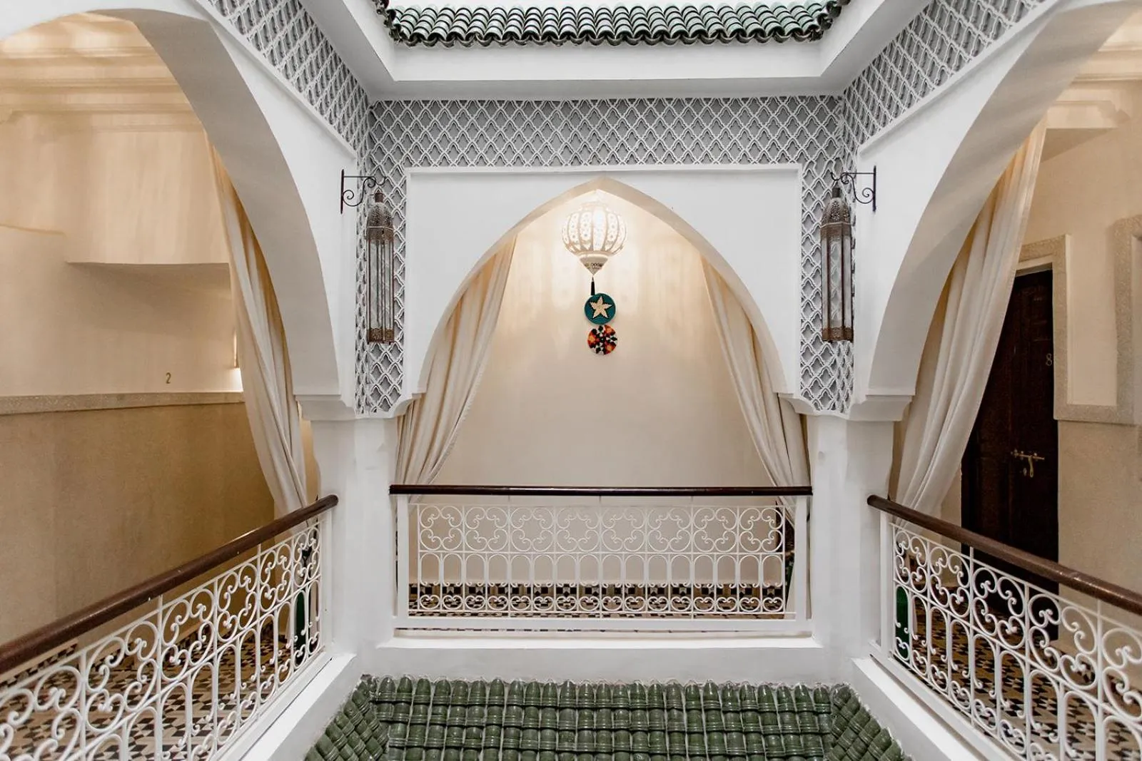 Inner courtyard view in Riad Art & Emotions Boutique Hotel & Spa