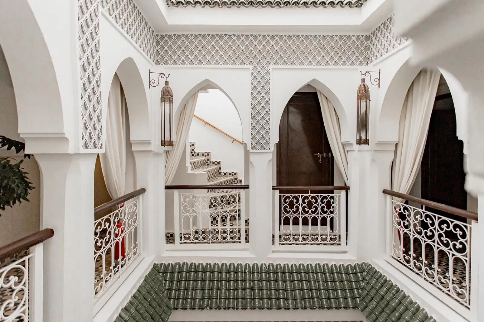 Inner courtyard view in Riad Art & Emotions Boutique Hotel & Spa