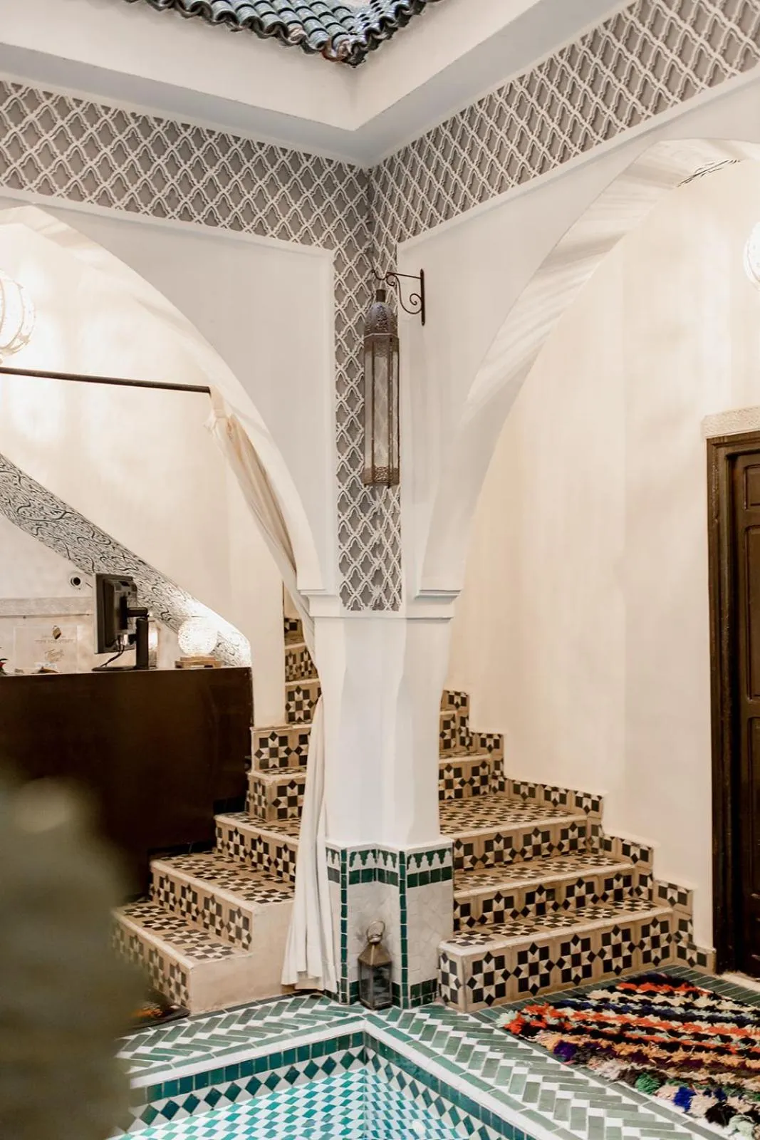 Inner courtyard view in Riad Art & Emotions Boutique Hotel & Spa