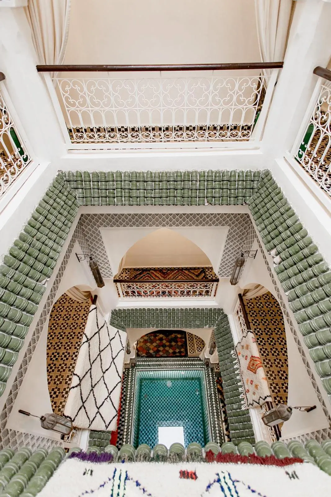 Inner courtyard view in Riad Art & Emotions Boutique Hotel & Spa