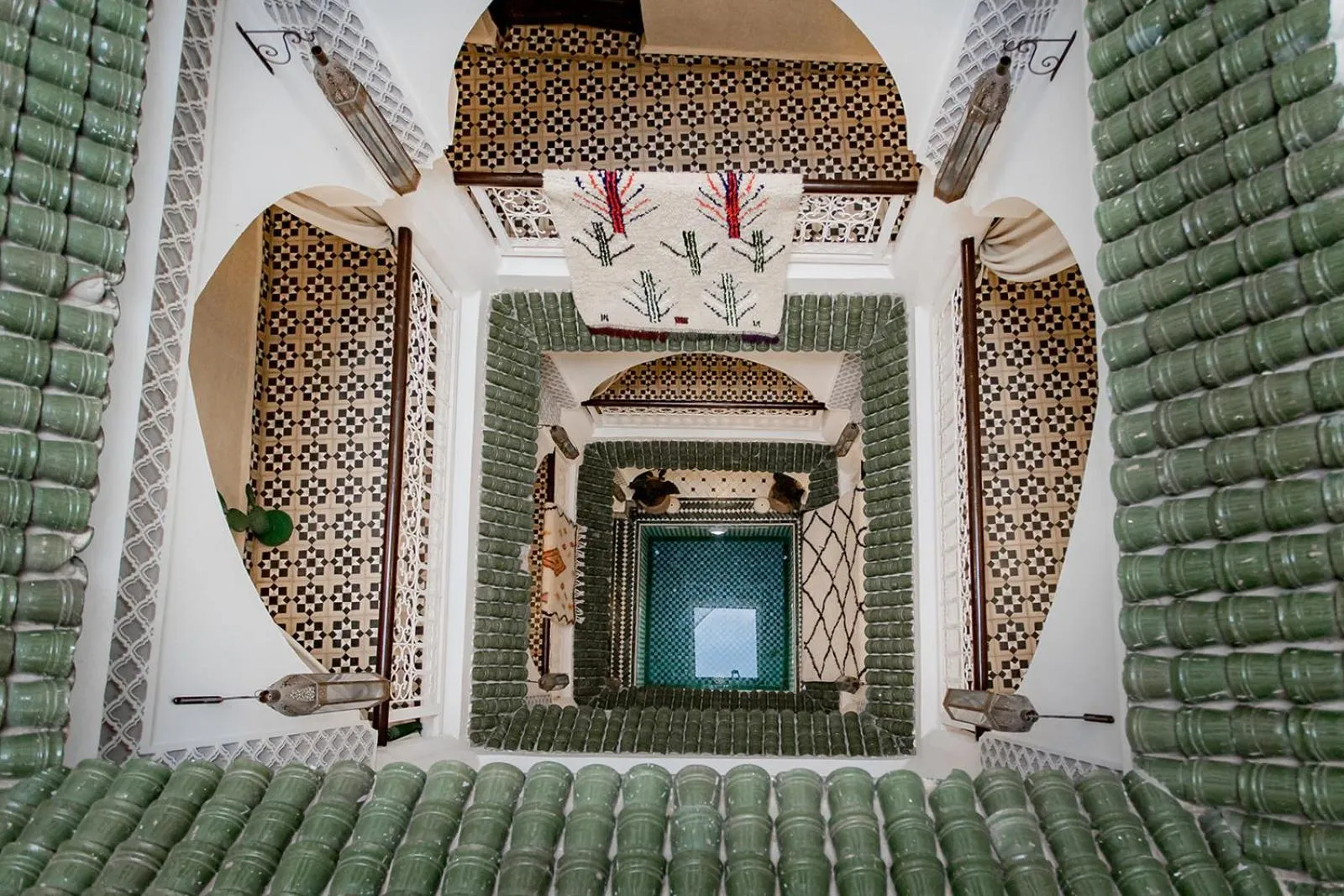 Inner courtyard view in Riad Art & Emotions Boutique Hotel & Spa
