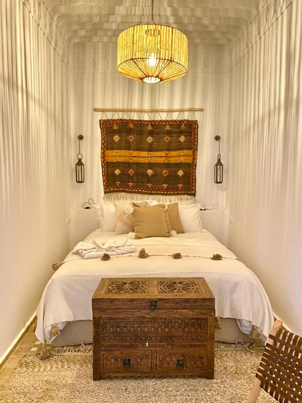 Bedroom, Bed in Riad Le Pèlerin