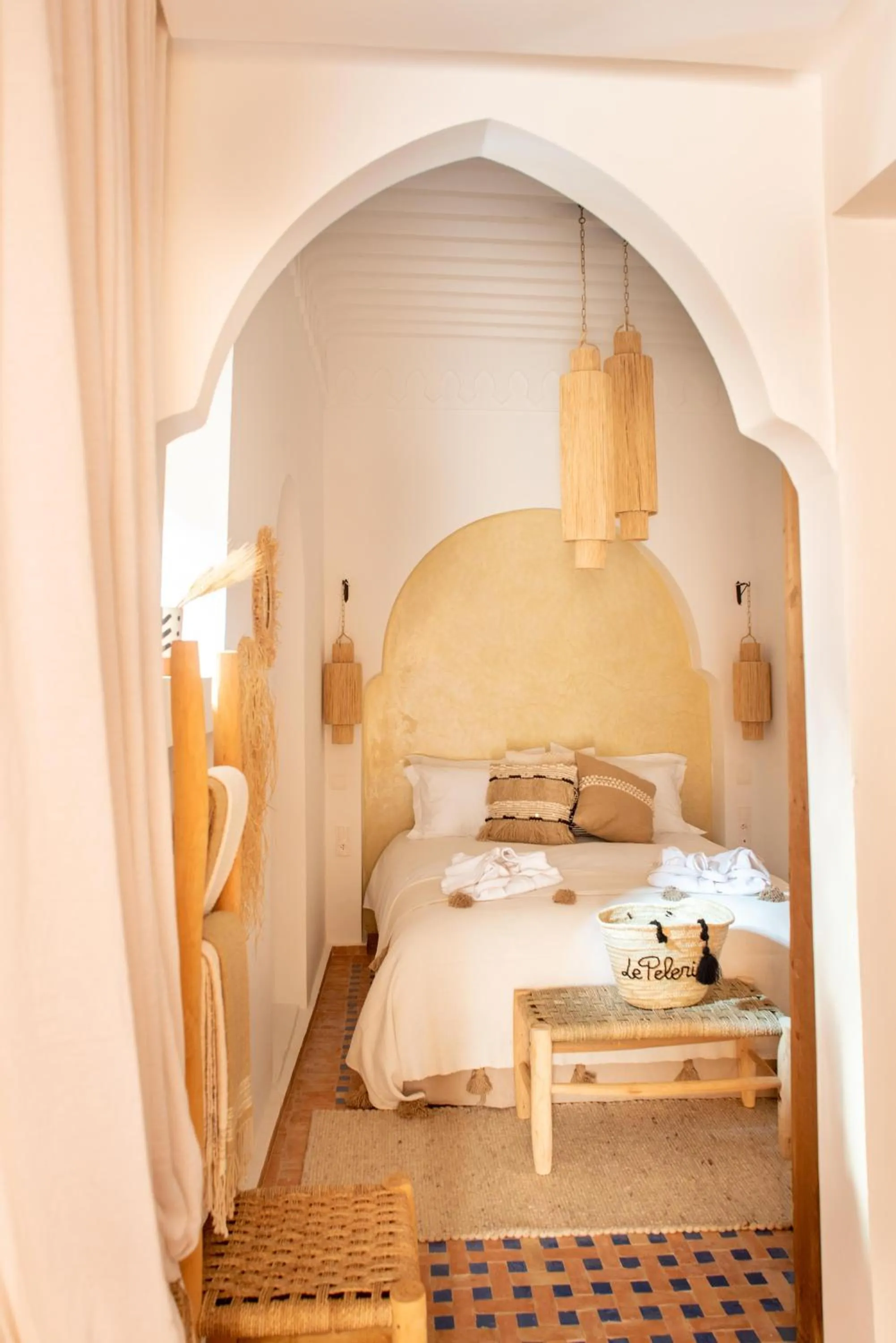 Bedroom, Bed in Riad Le Pèlerin