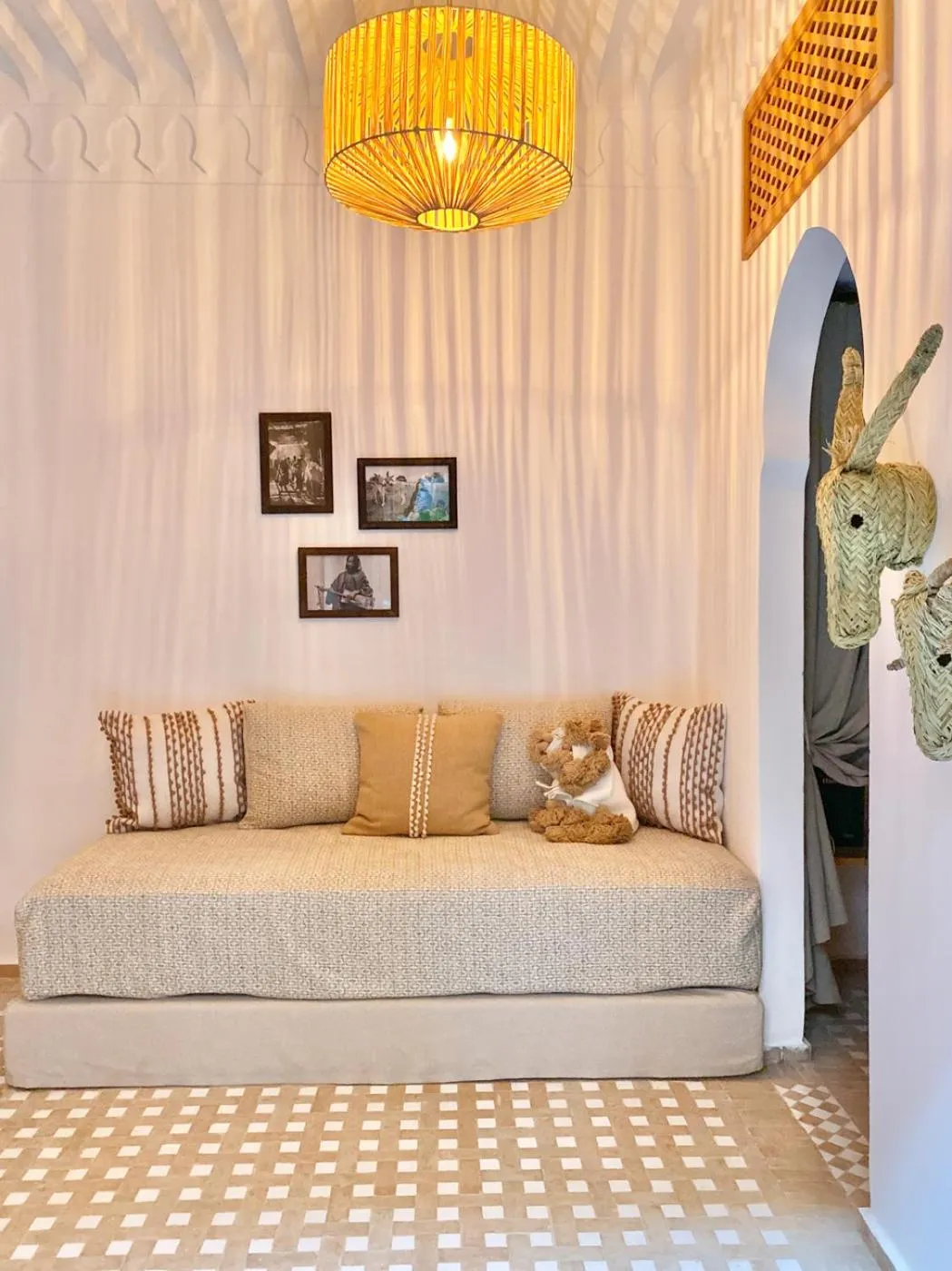 Living room in Riad Le Pèlerin
