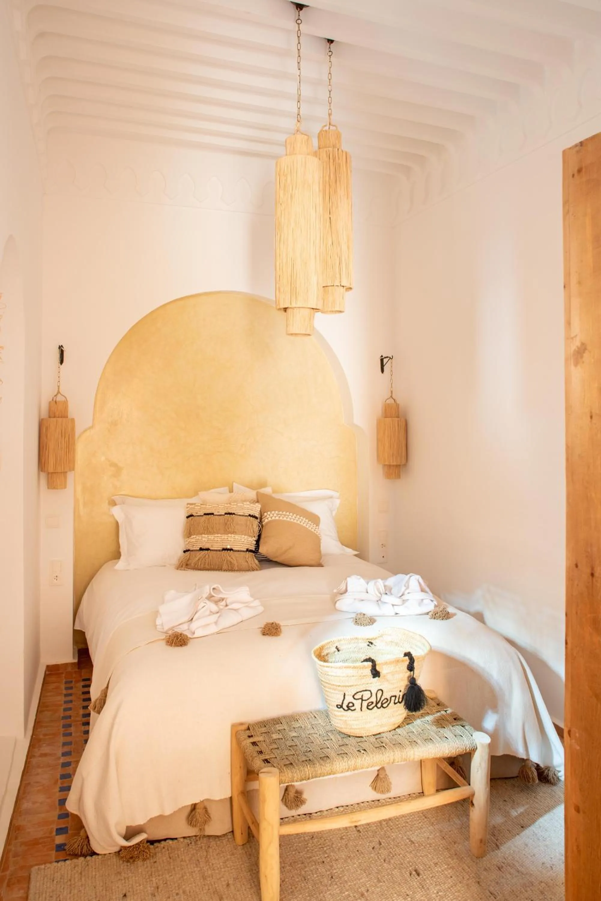 Bedroom, Bed in Riad Le Pèlerin