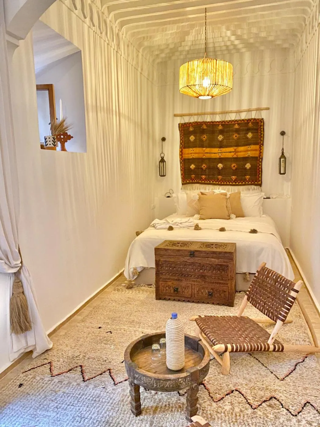 Bedroom, Bed in Riad Le Pèlerin