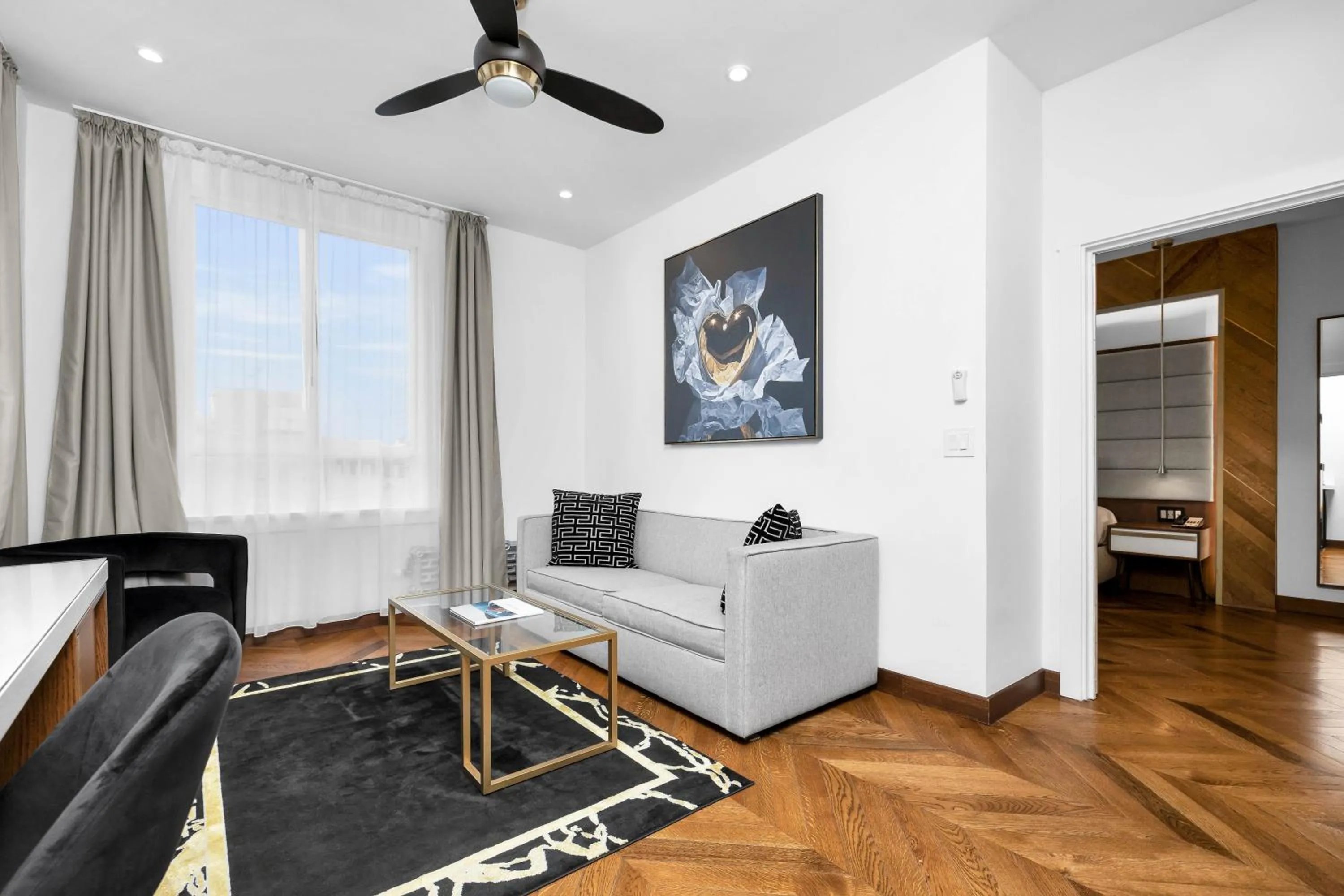 Seating area in Hotel 32One