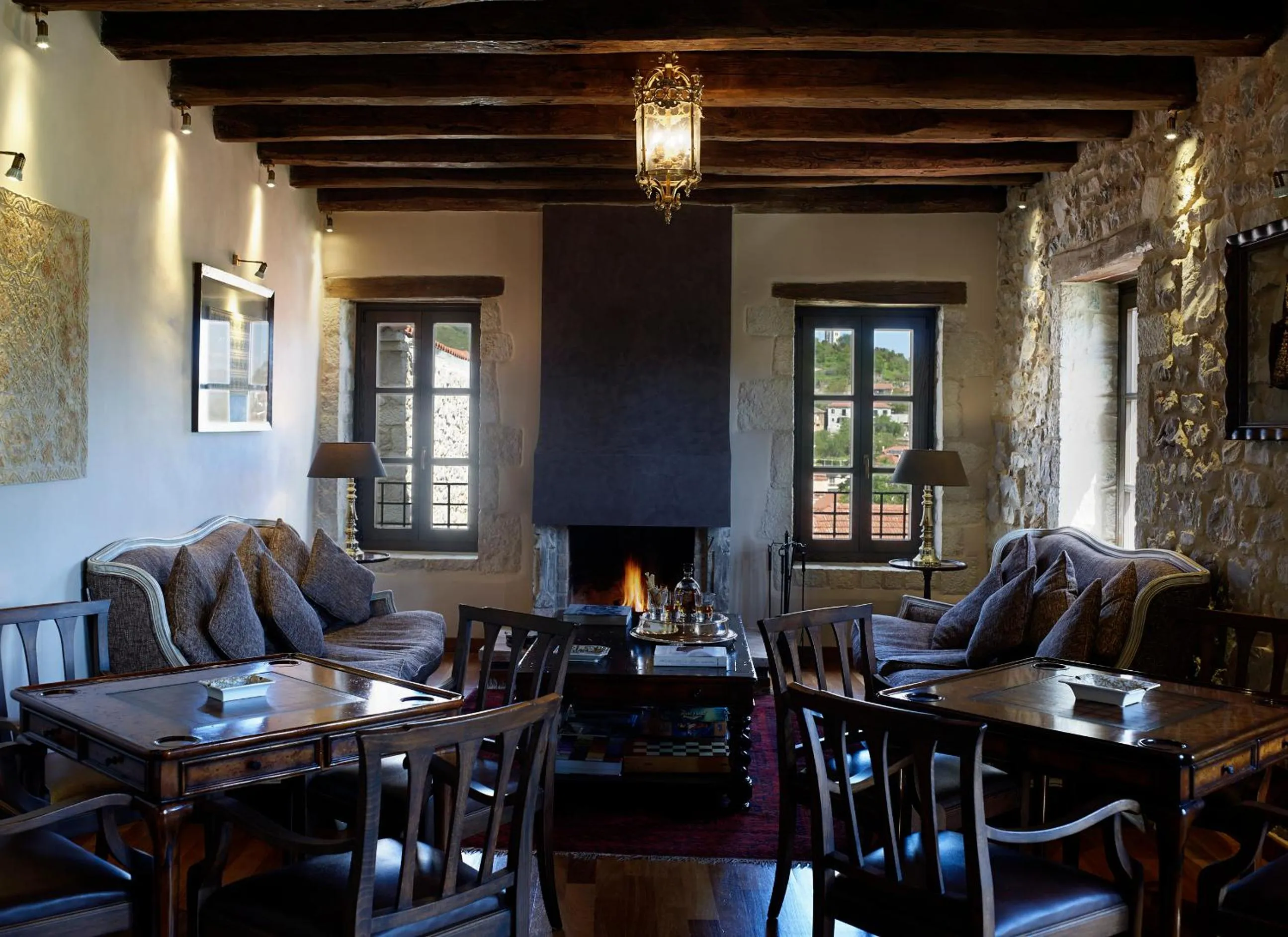 Living room in Villa Vager