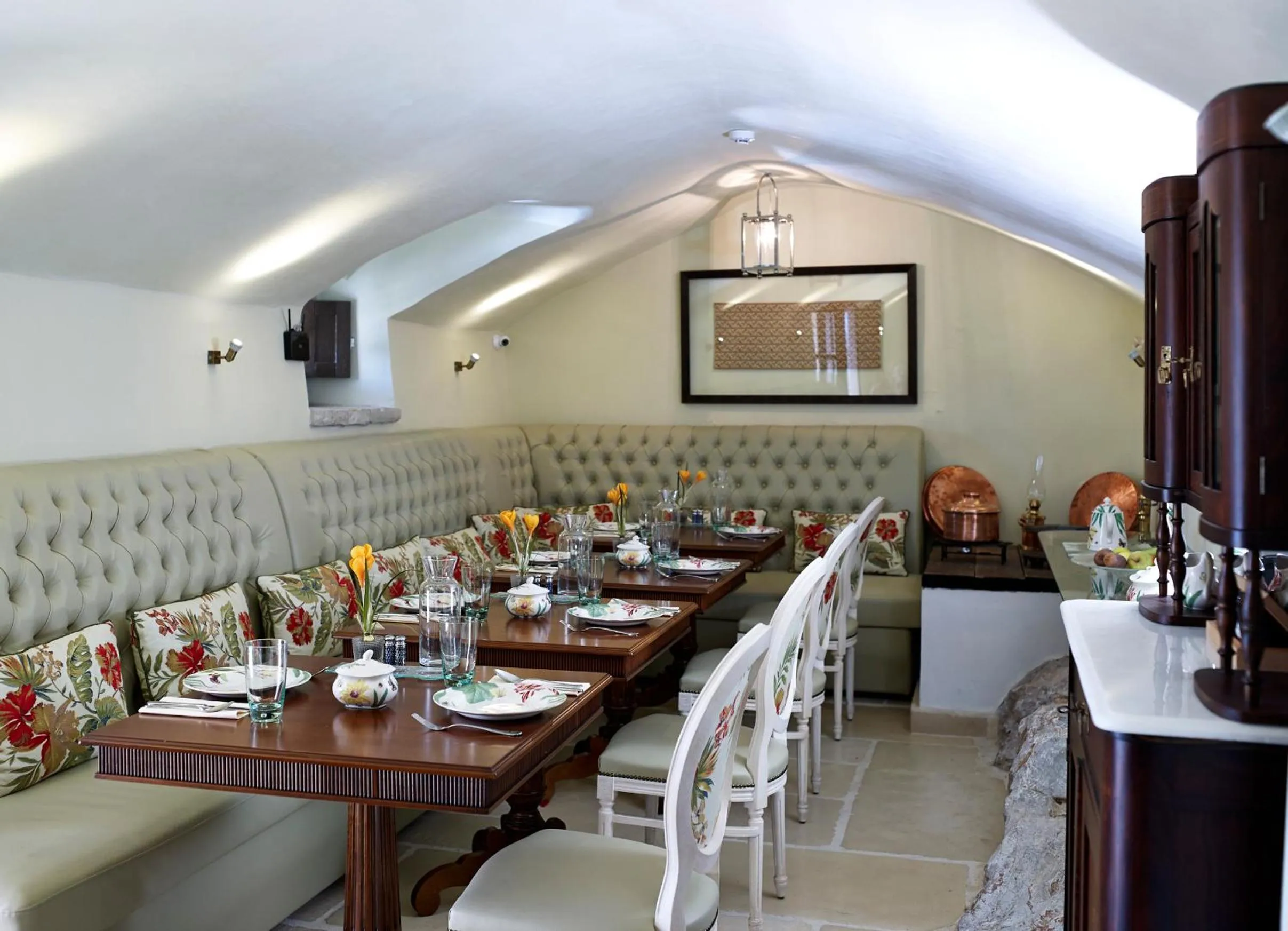 Dining area in Villa Vager