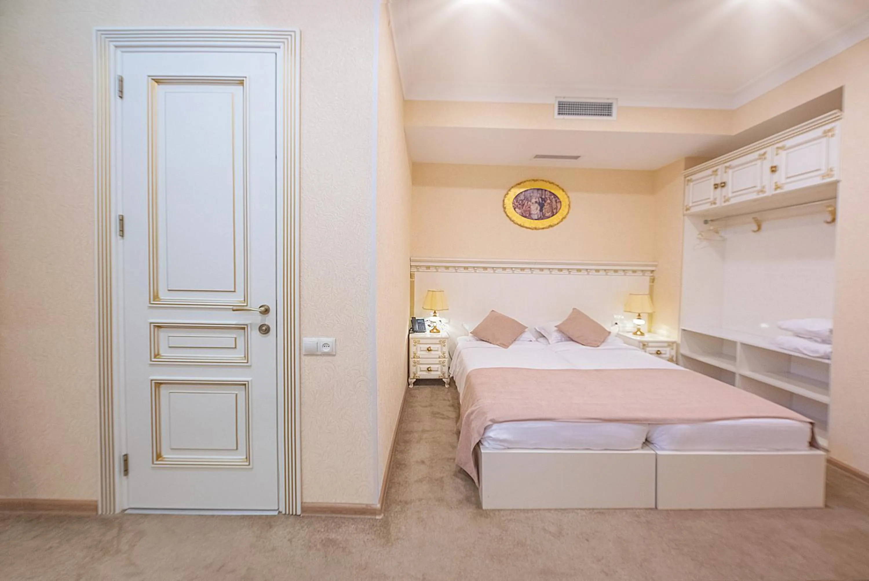 Bed in Vintage Hotel