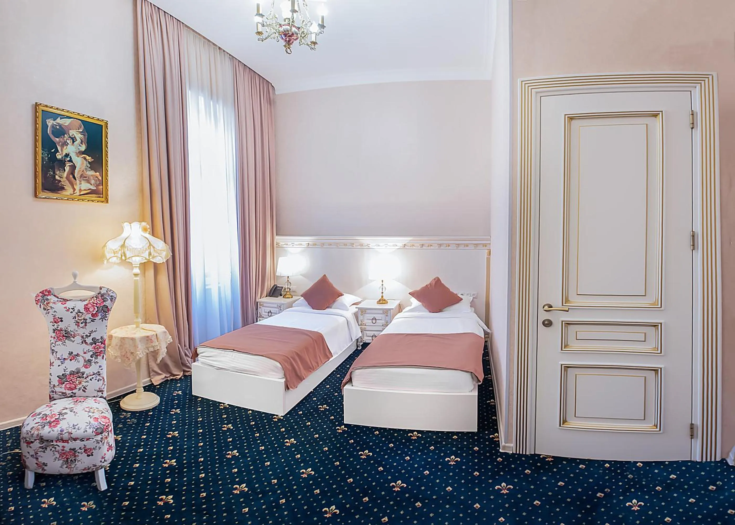 Bed in Vintage Hotel