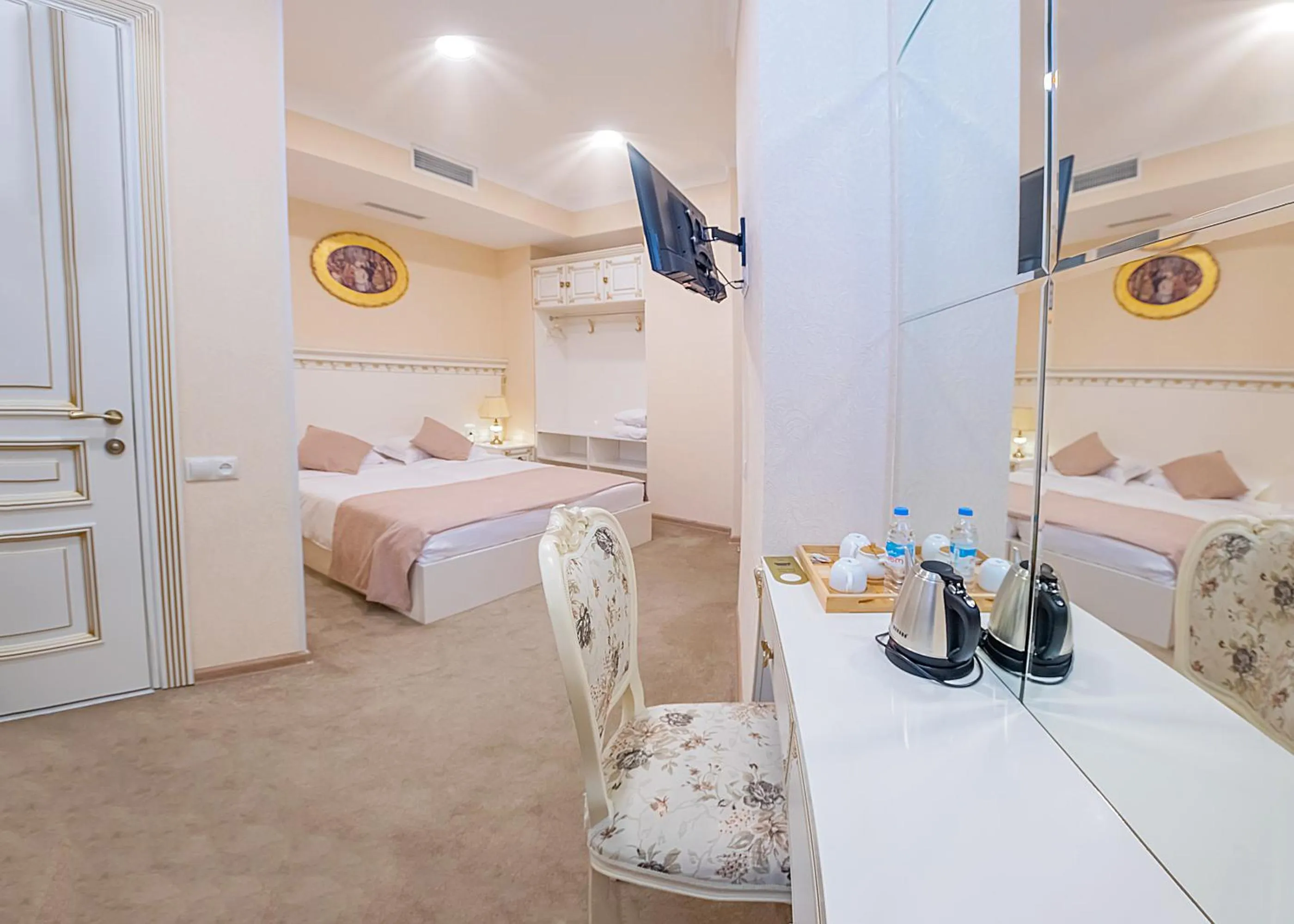 Bed in Vintage Hotel