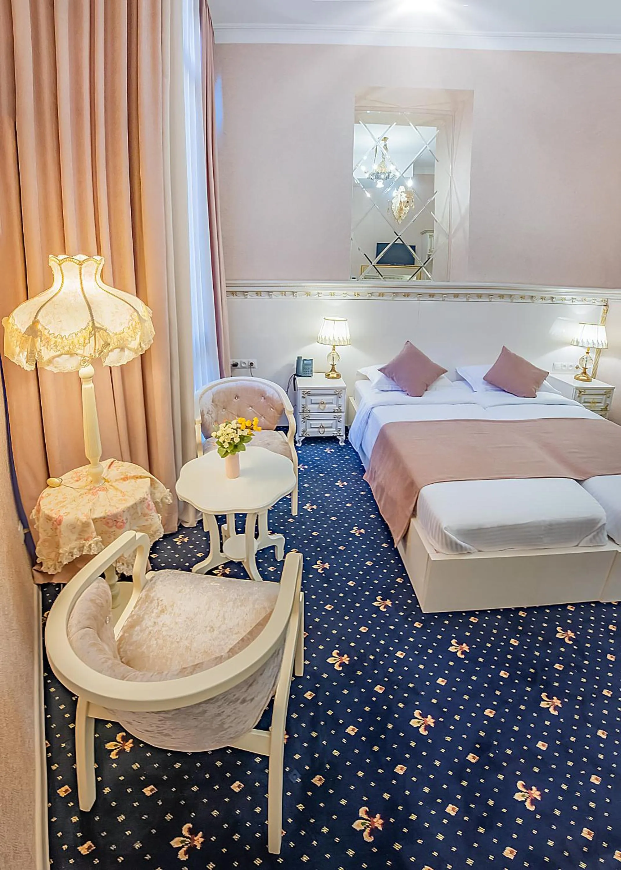 Bed in Vintage Hotel