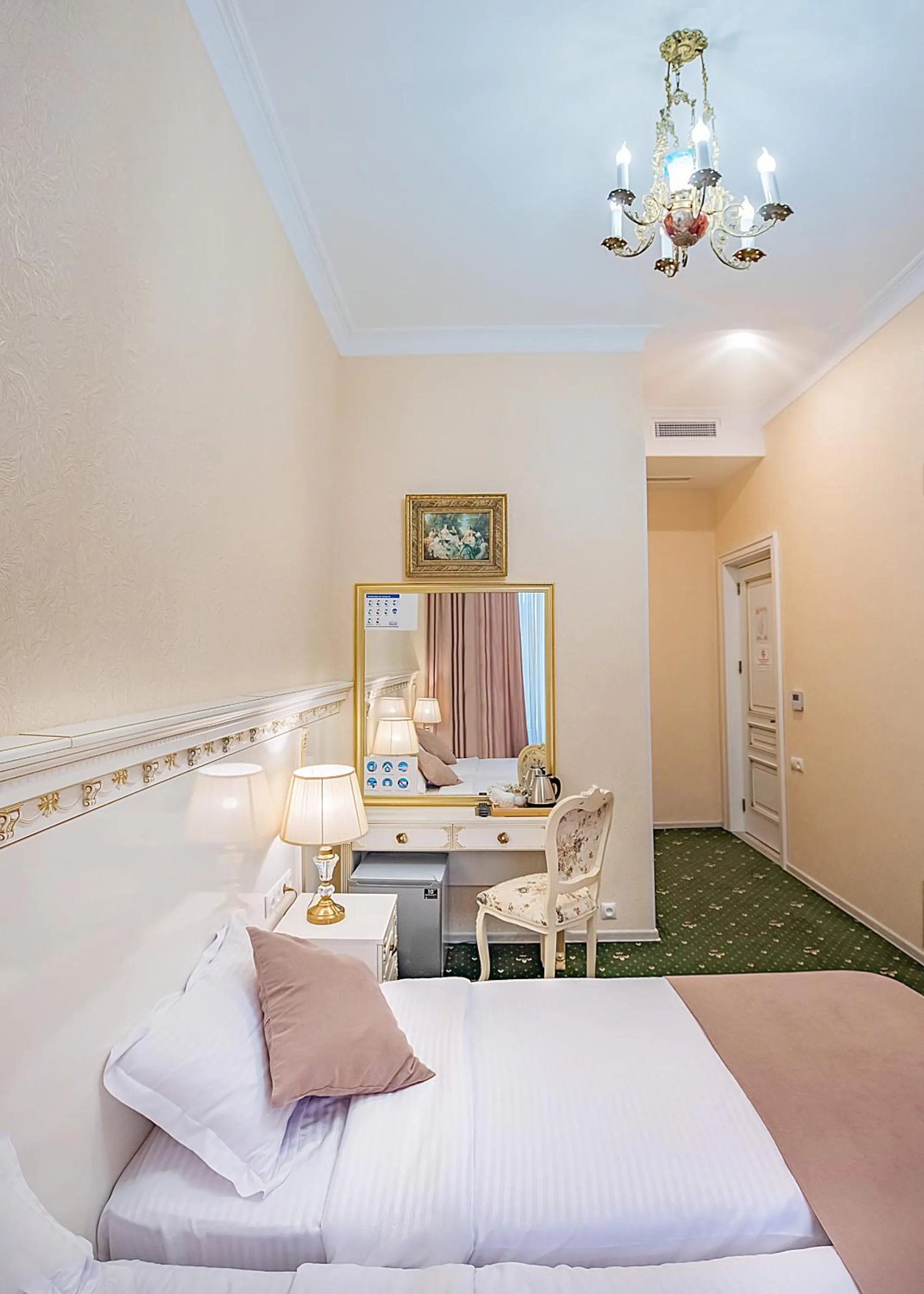 Bed in Vintage Hotel