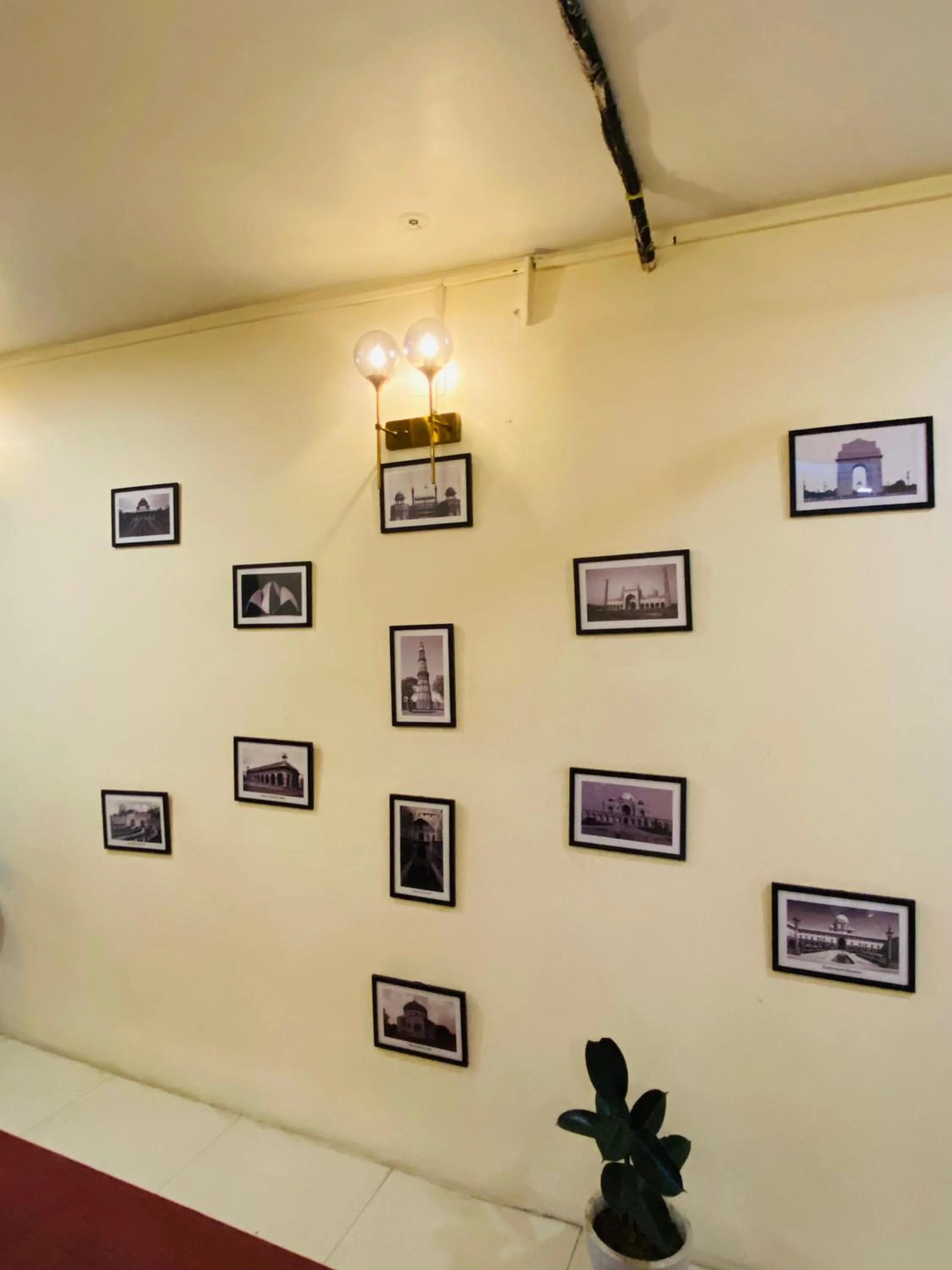 Decorative detail in Homestay Ac Dormitory