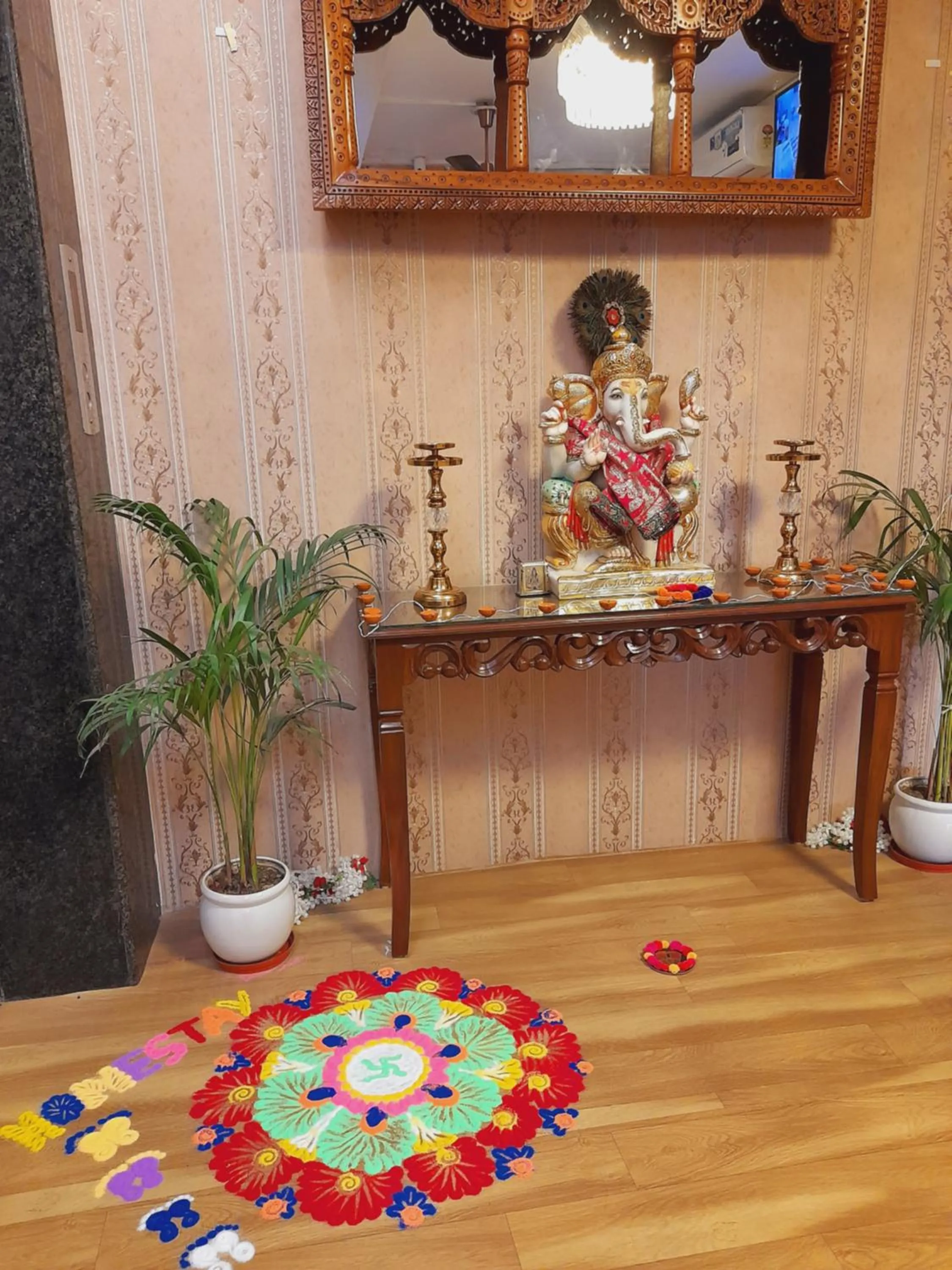 Lobby or reception in Homestay Ac Dormitory