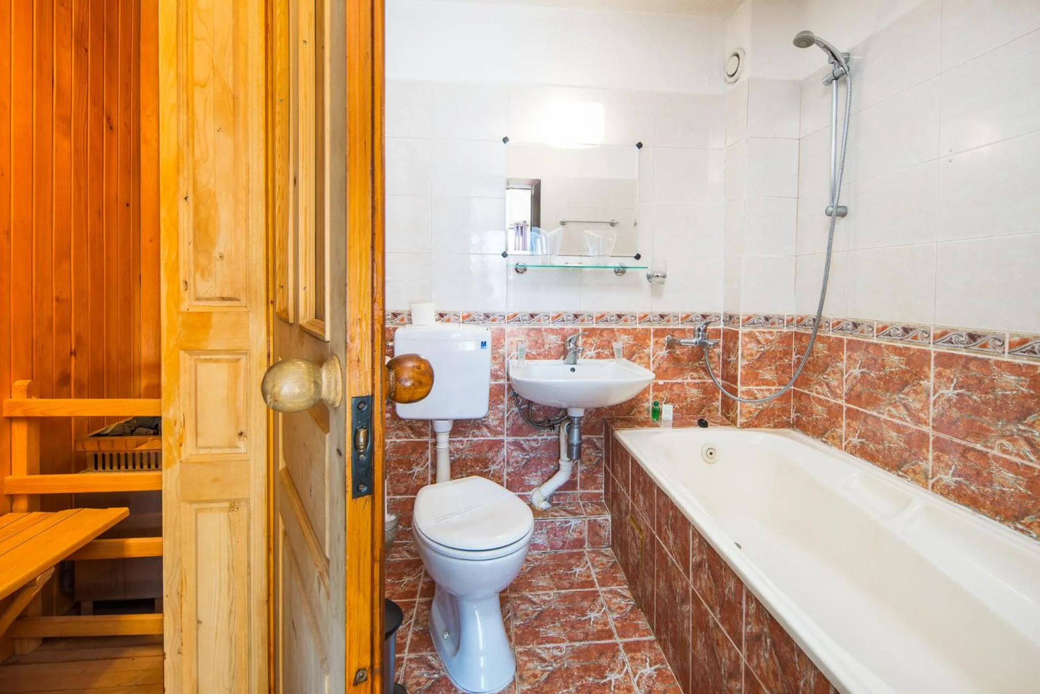 Toilet in Dolna Bania Hotel