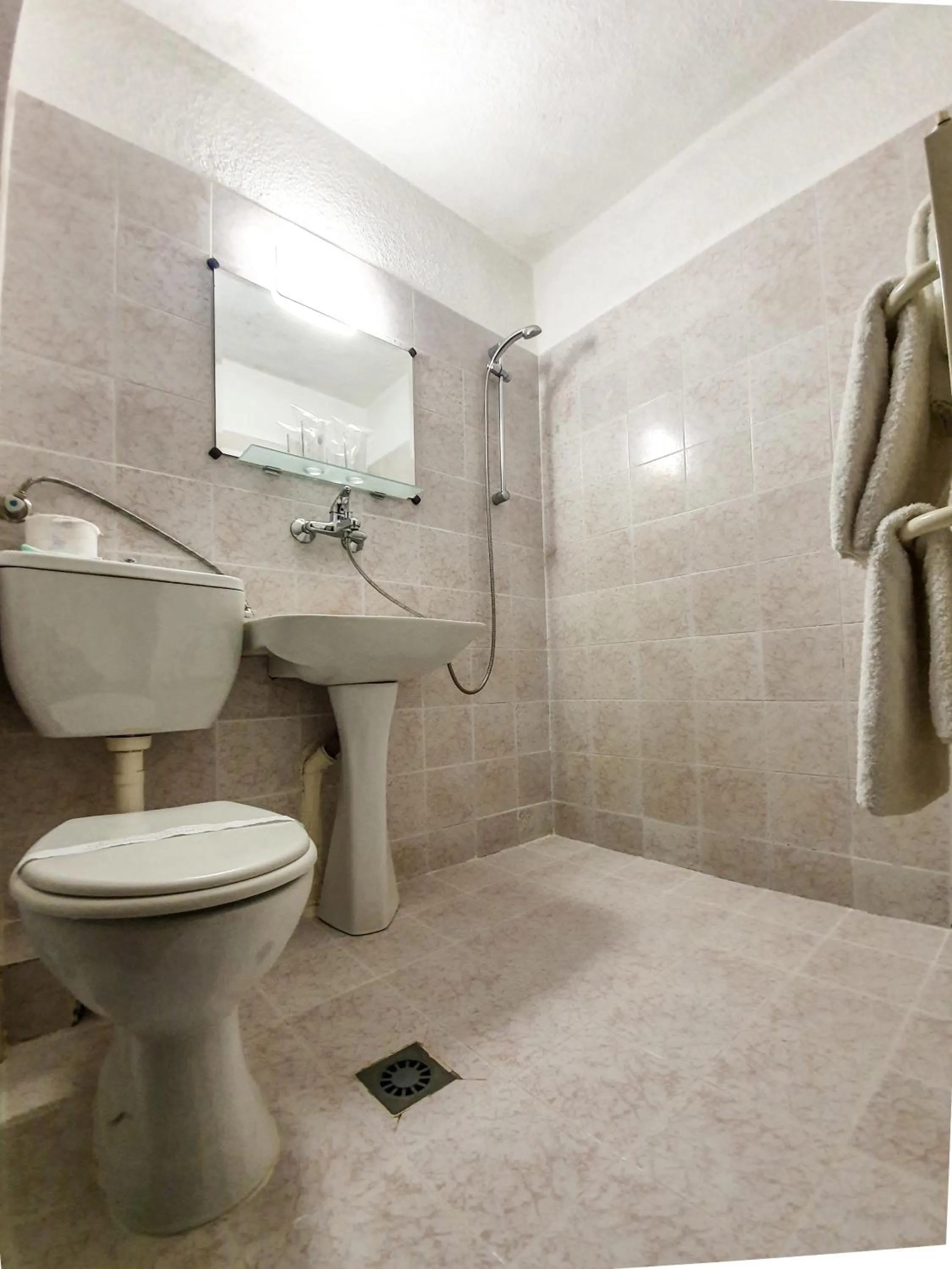 Shower in Dolna Bania Hotel